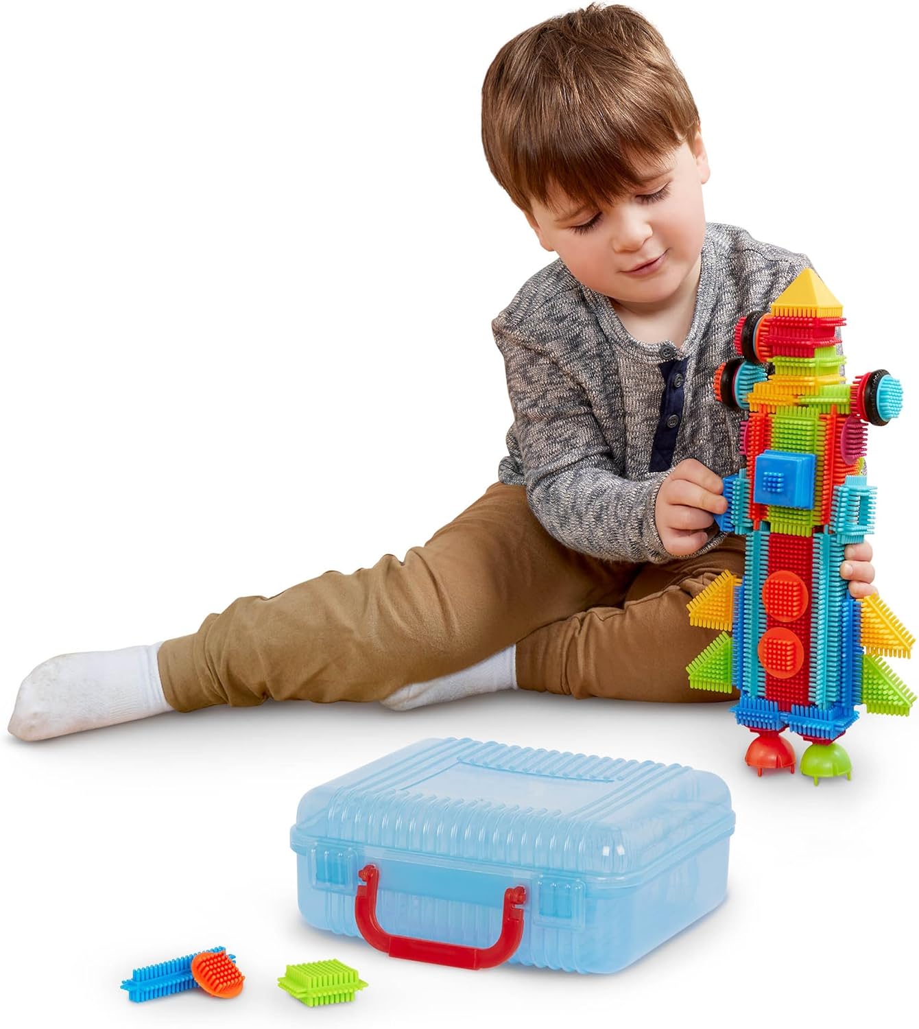 Battat Bristle Blocks STEM Building Toy 50 pcs