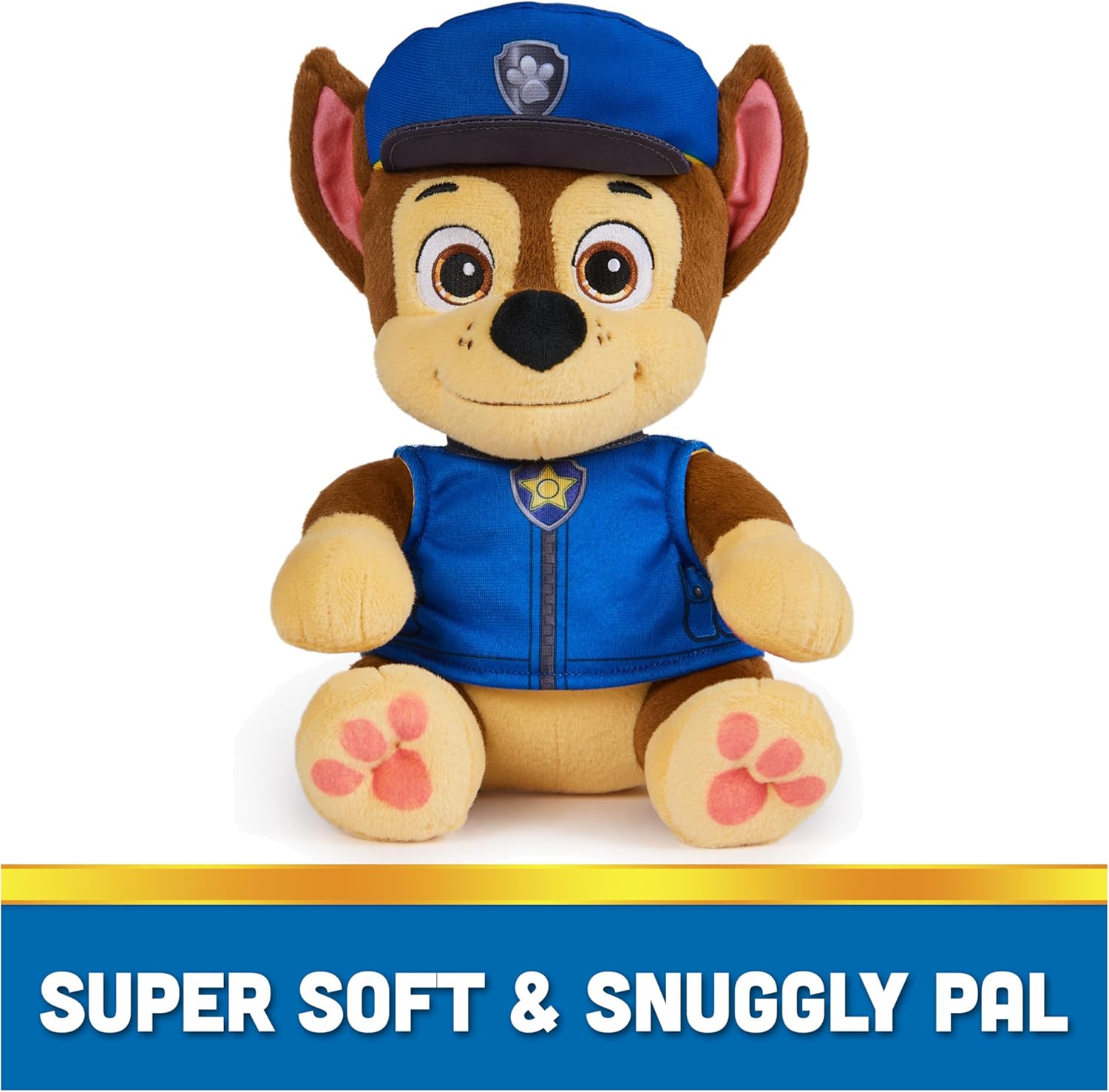 Paw Patrol Chase Plushie 10-Inch Reversible Bedtime Toy