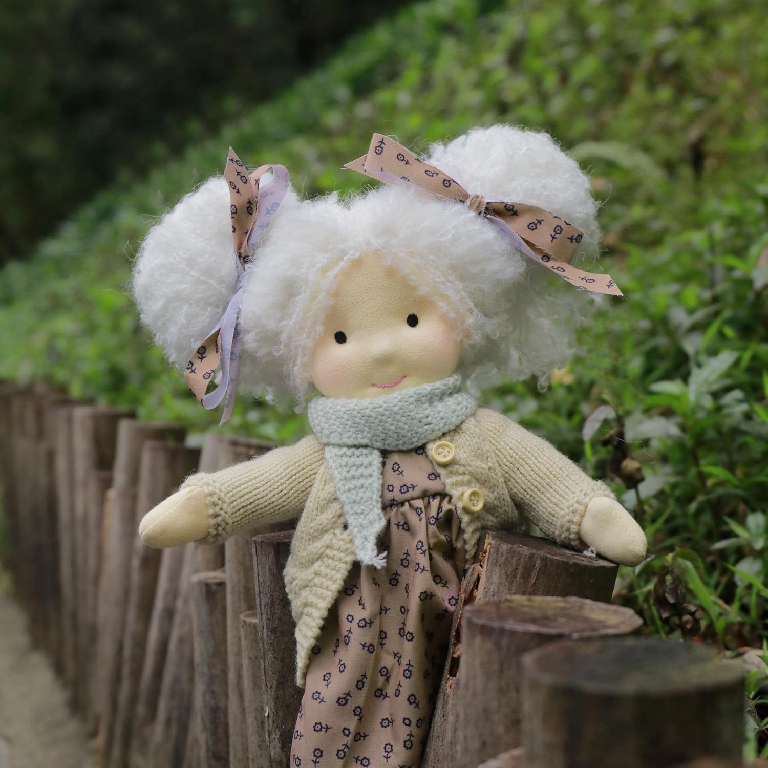 BlissfulPixie Waldorf Doll 12 Handmade Plush Toy
