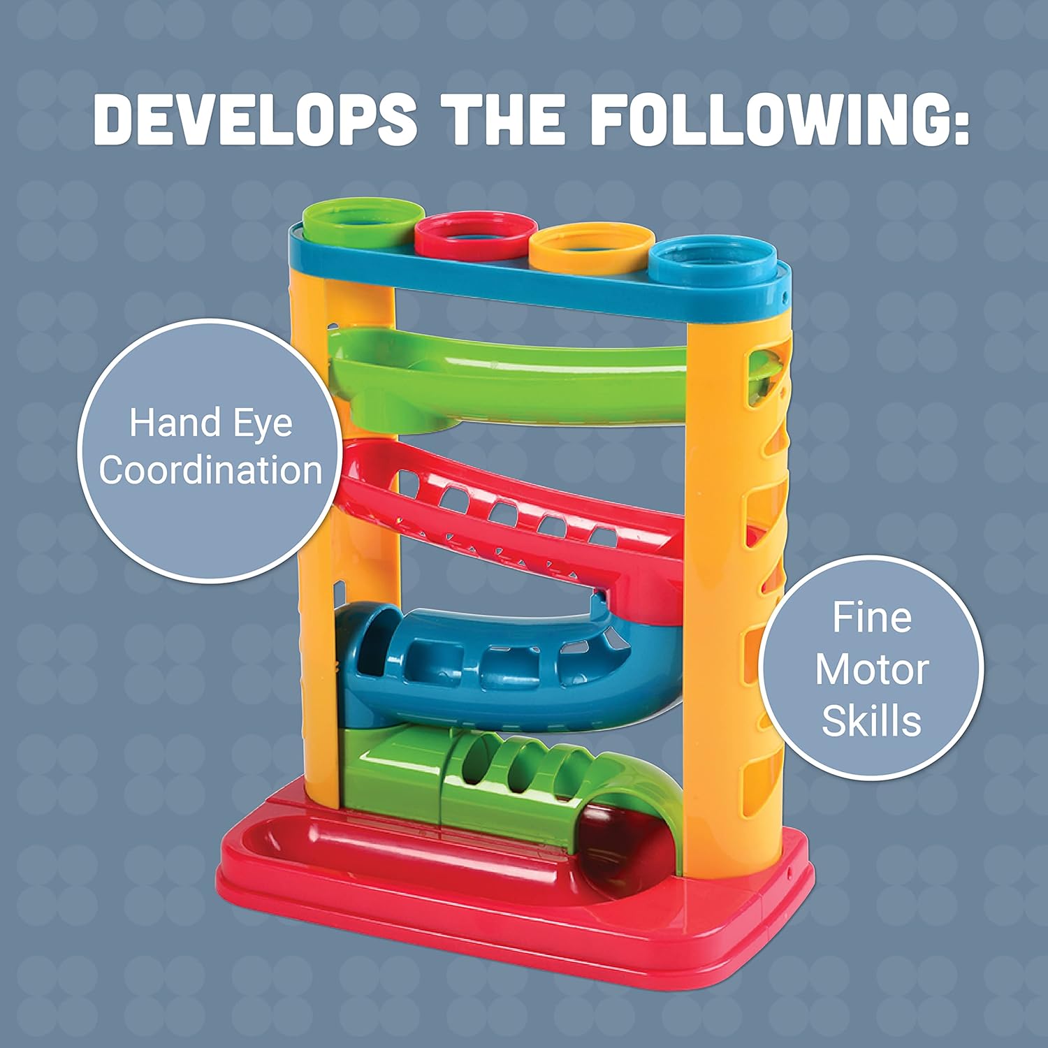Constructive Playthings Pound a Ball Game Toy Hammer 6-Piece 1