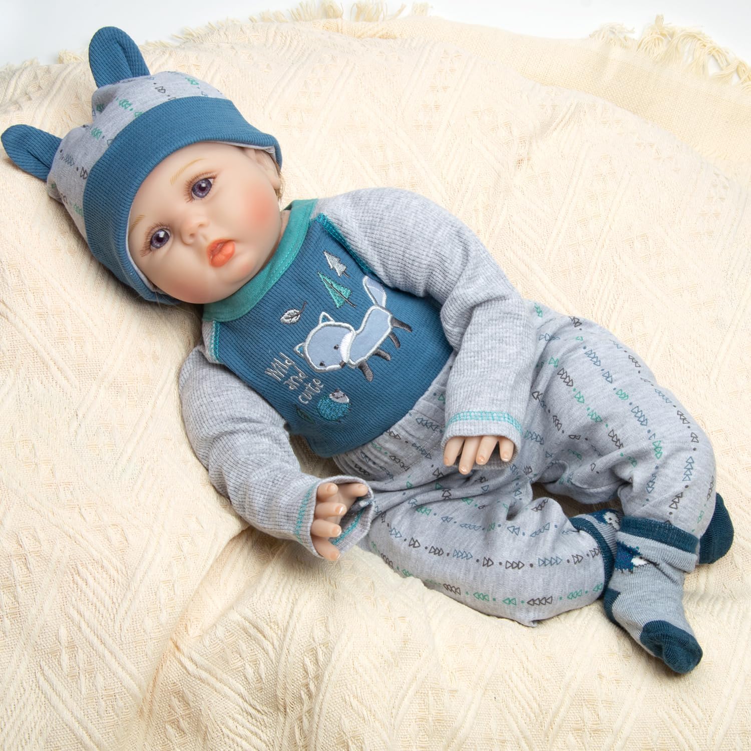 Pedolltree Reborn Baby Doll Clothes 4 Pcs Set