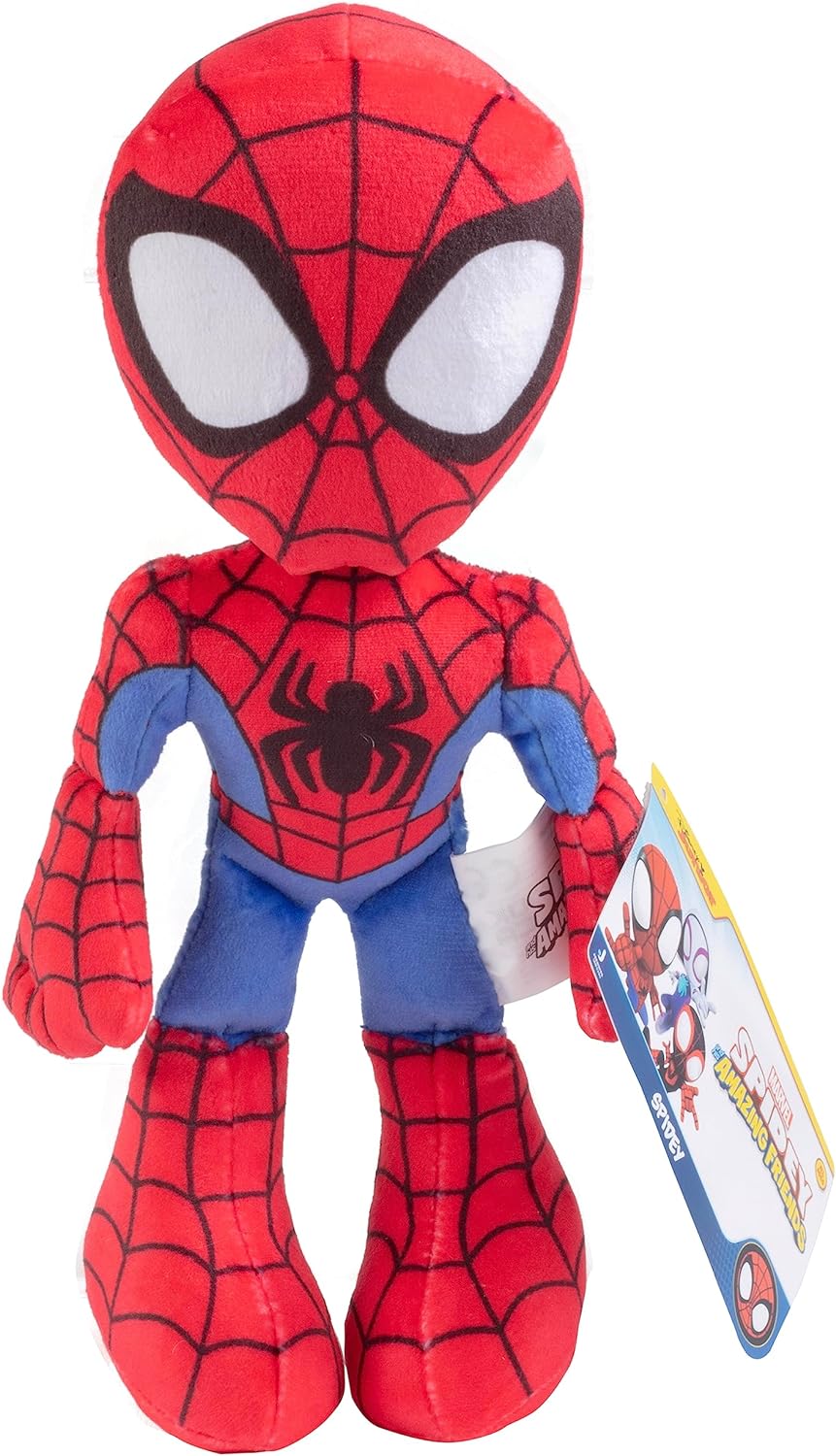 Marvel Spidey Plush Figure - 8 Inches Spider-Man Stuffed Animal Toy