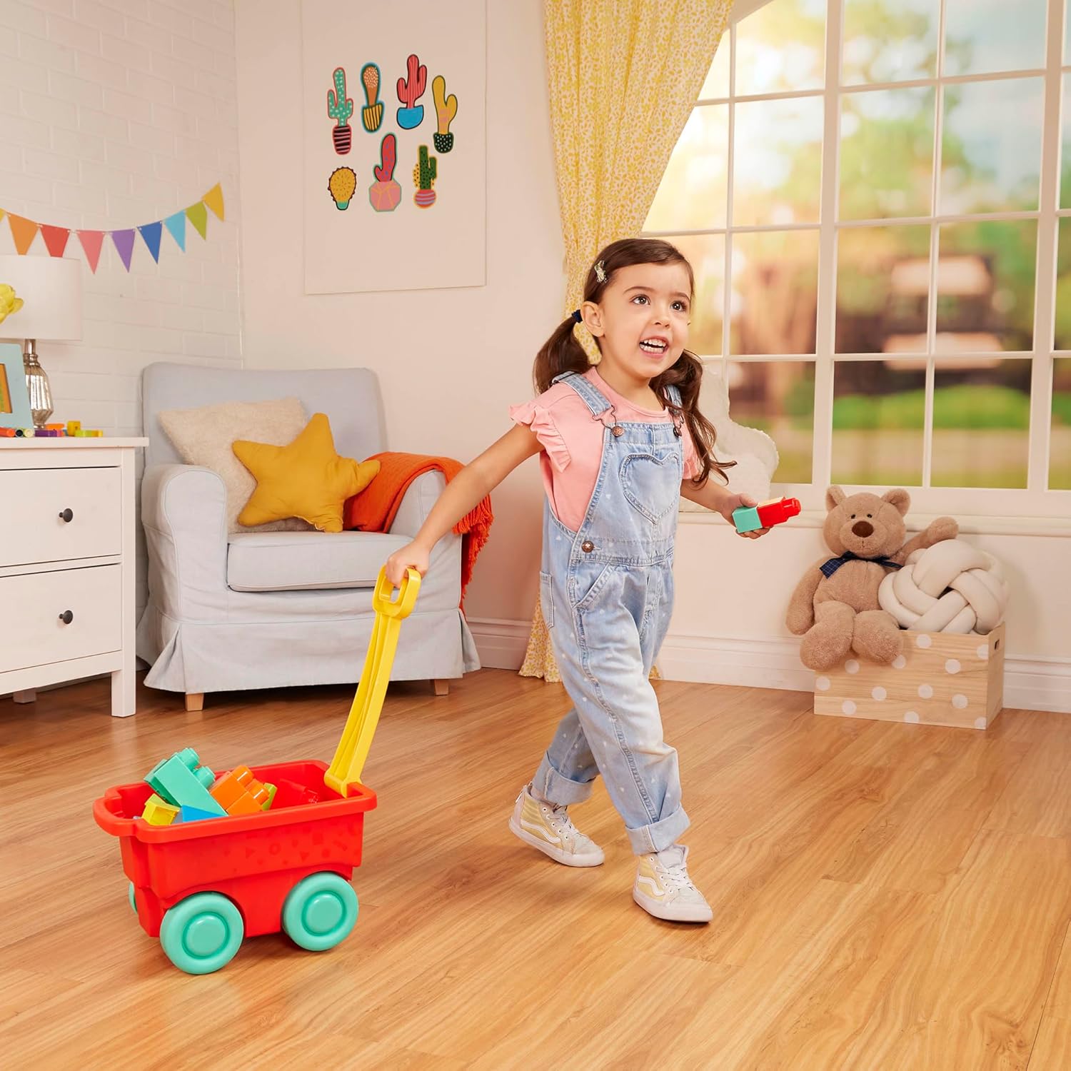 Battat Building Blocks 47Pc Brick Set for Toddlers