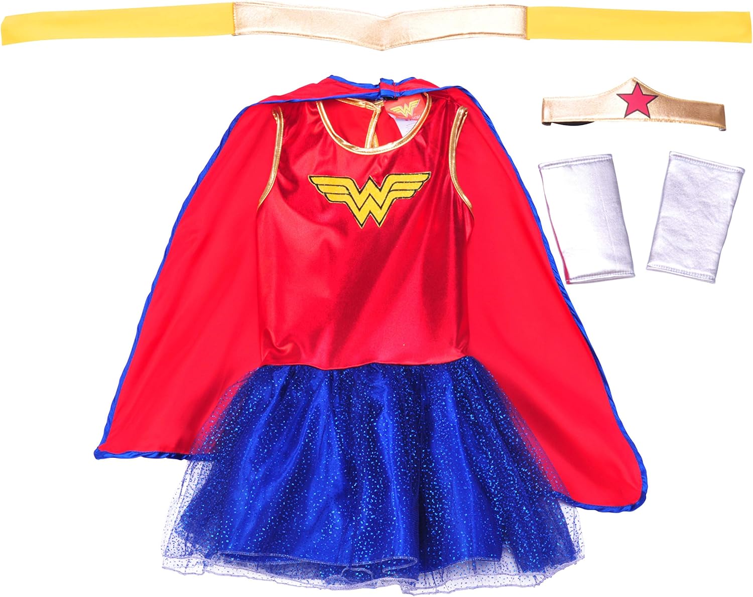 Rubies Justice League Wonder Woman Costume Dress for Kids Medium