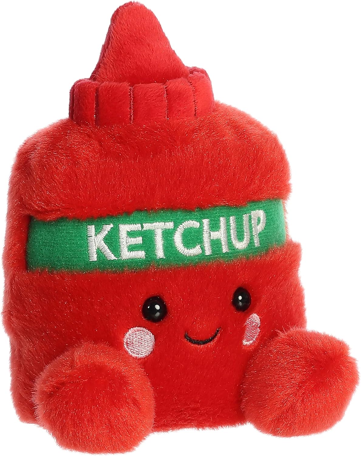 Aurora Adorable Palm Pals Tommy Ketchup Stuffed Animal - Red 5 Inches