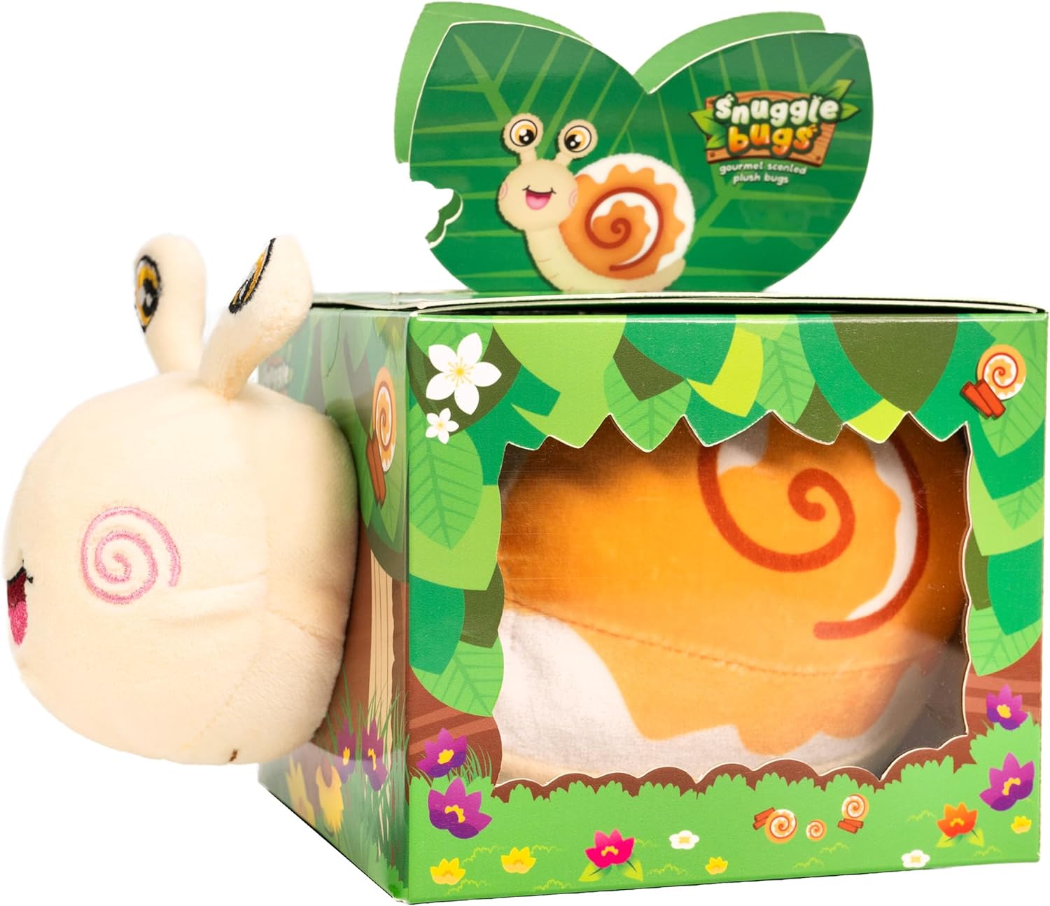 Scentco Snuggle Bugs Snail - Cinnamon Roll Scented Plush Toy
