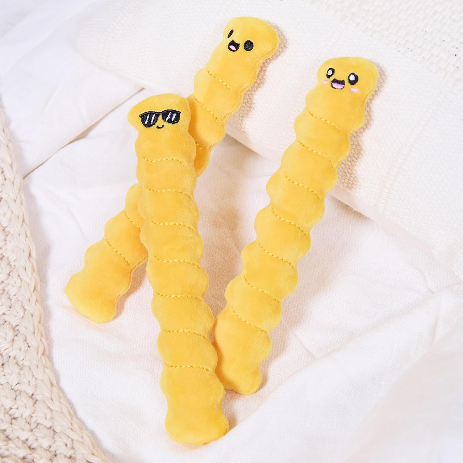 WHAT DO YOU MEME Emotional Support Crinkle Fries Plushies