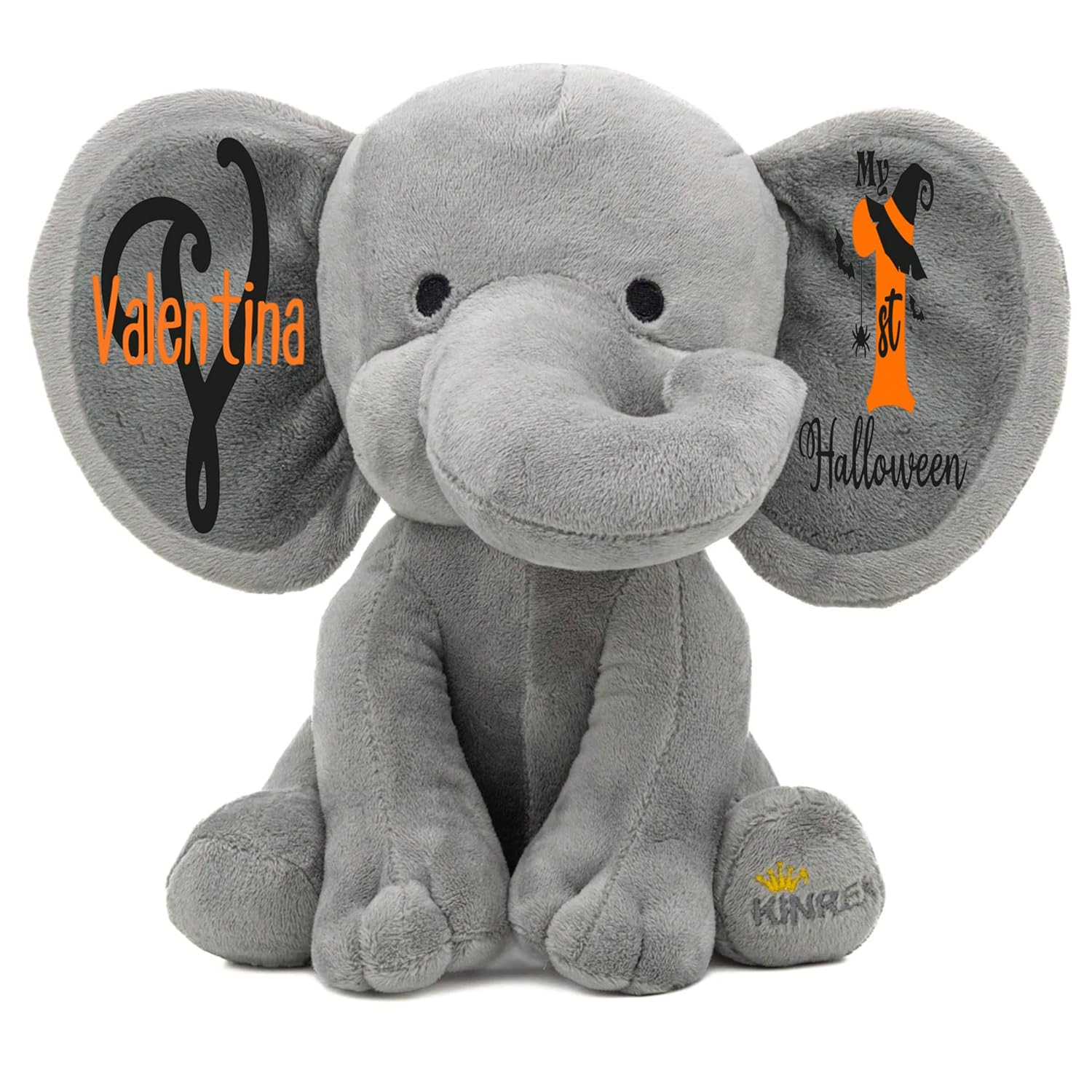 Personalized Elephant Stuffed Animal - My First Halloween