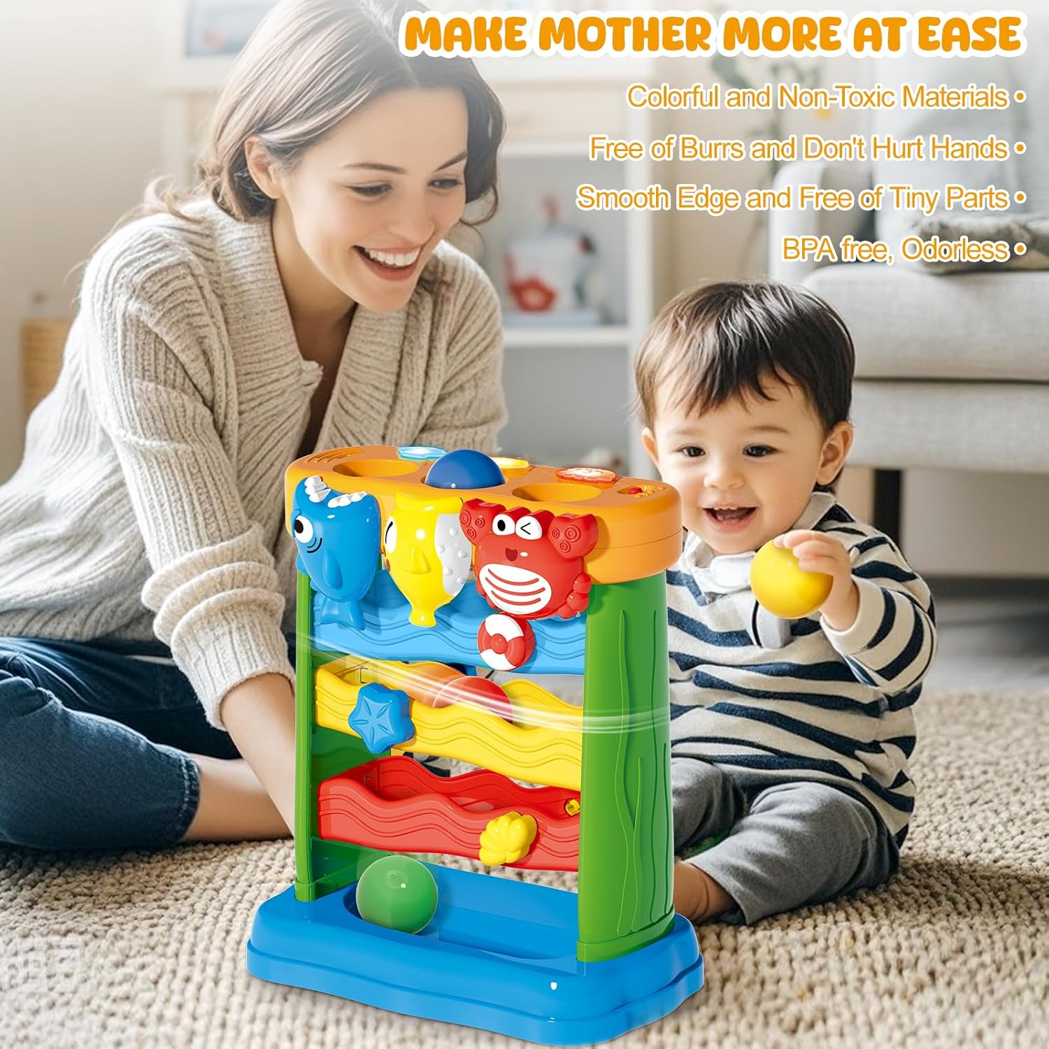 OCHIDO Musical Interactive Toy for Toddlers 6-24 Months