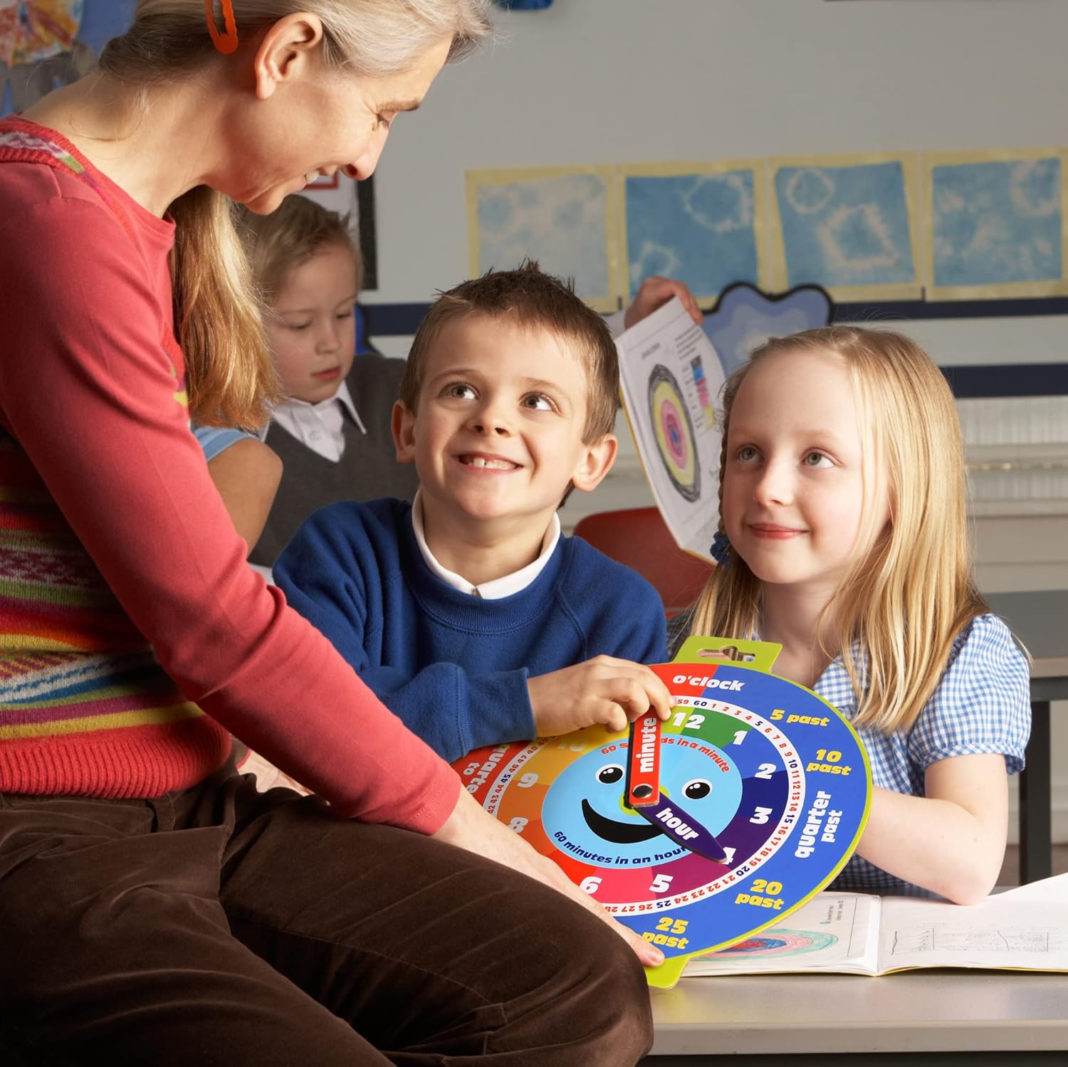 Morgans Direct Learning Clock with Smile Face and Magnetic Hands