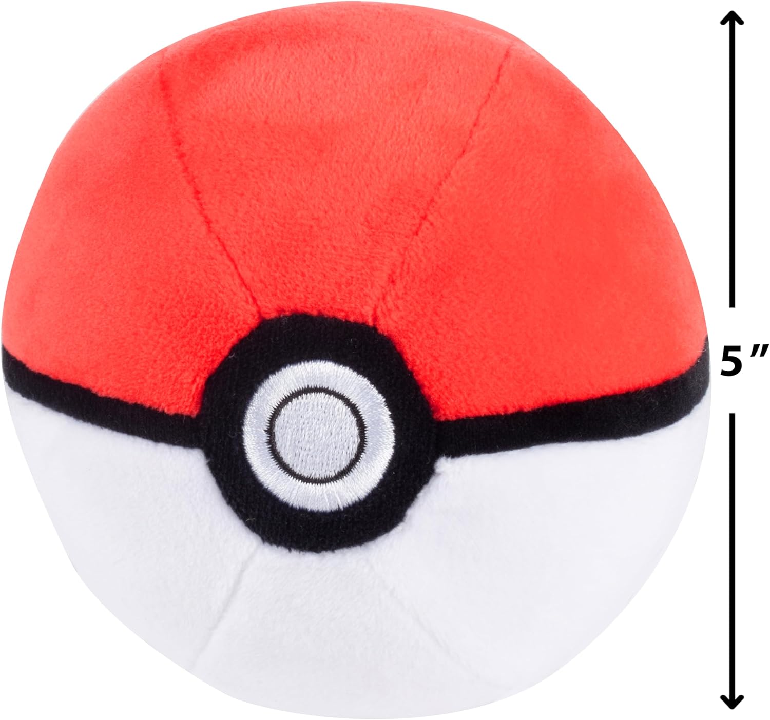 Pokemon 5 Inch Poke Ball Plush - Officially Licensed