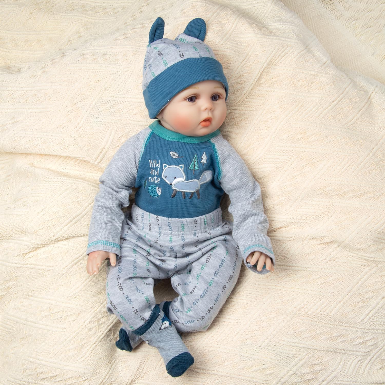 Pedolltree Reborn Baby Doll Clothes 4 Pcs Set