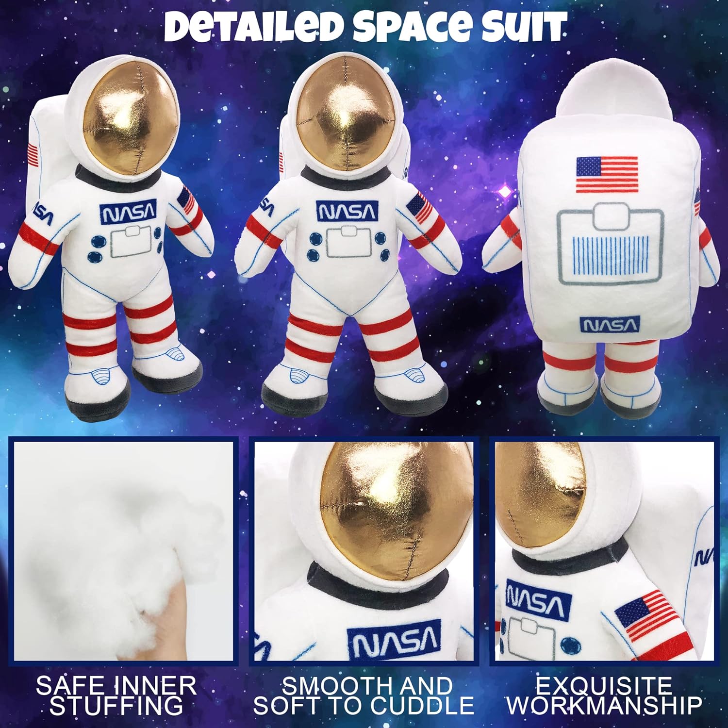 ArtCreativity 12 Plush Astronaut Figurine