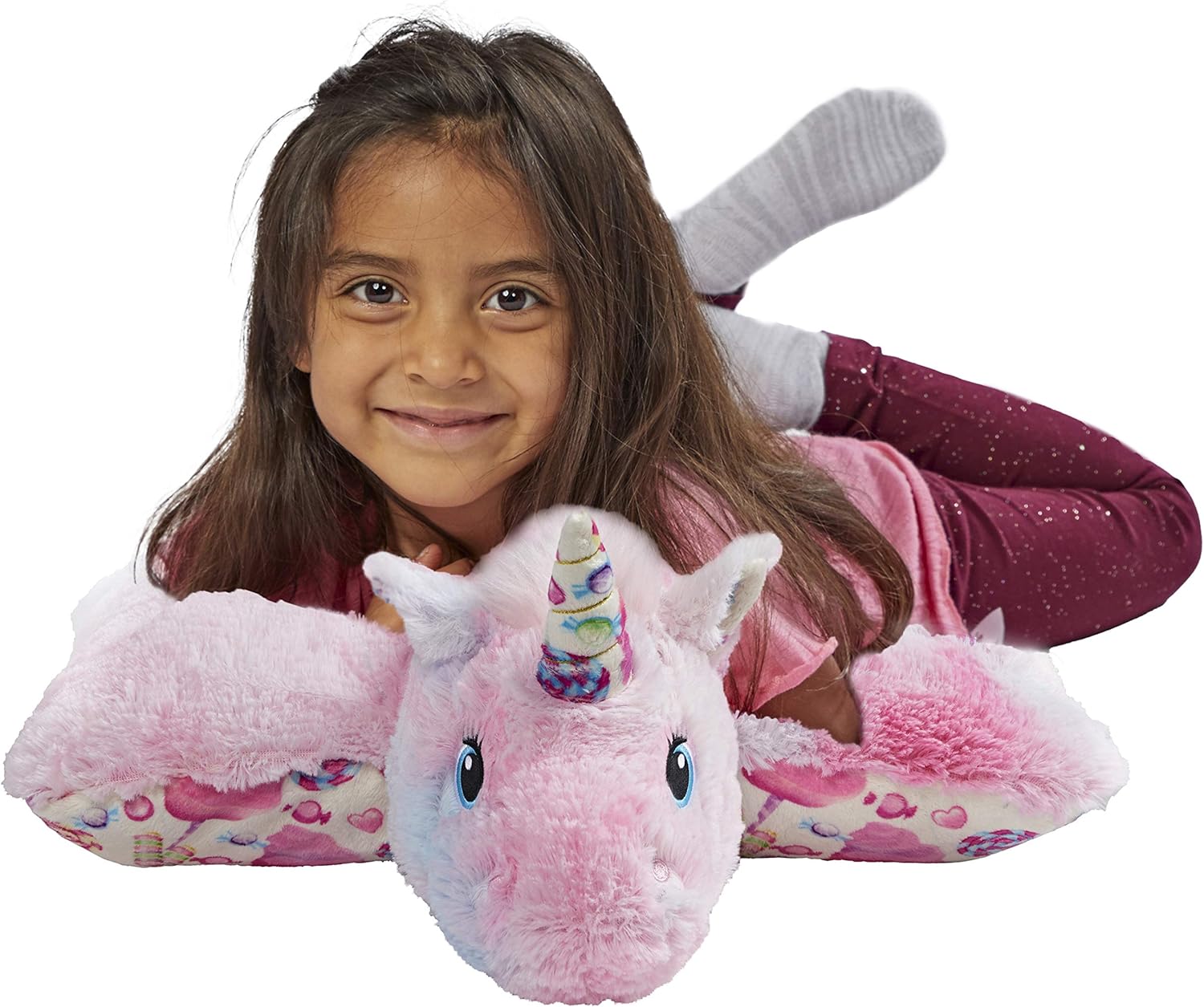 Pillow Pets 18 Sweet Scented Cotton Candy Unicorn Plush Toy