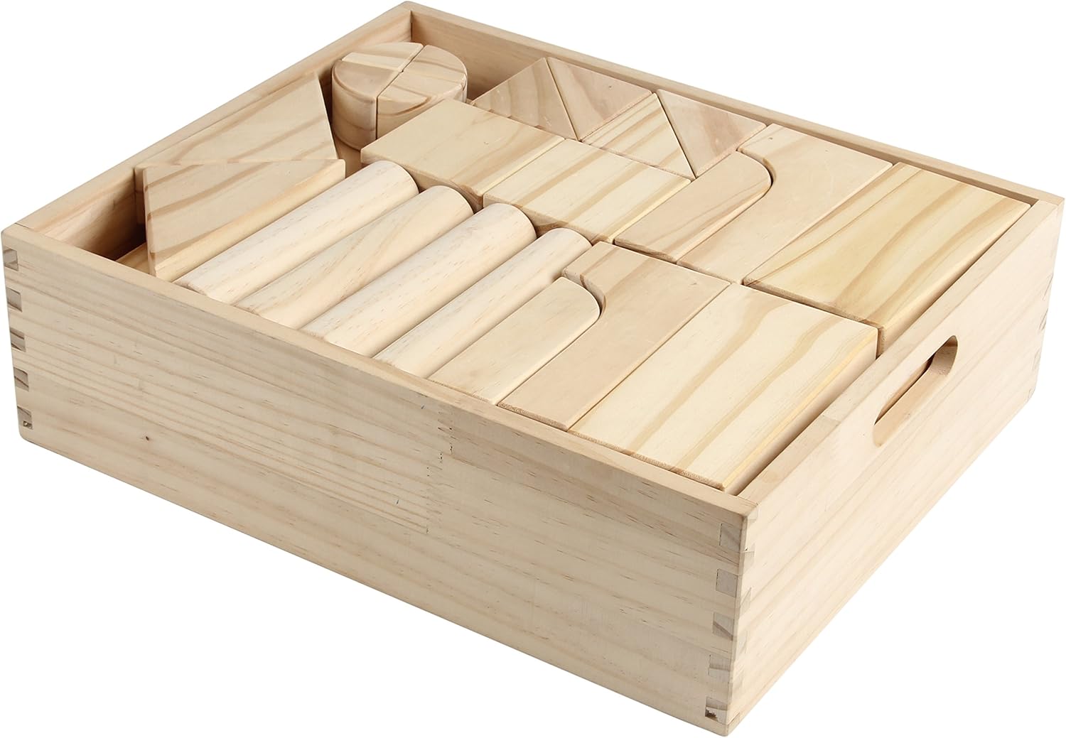 MOD Complete Standard Unit Wood Blocks with Storage Tray 64 Pcs