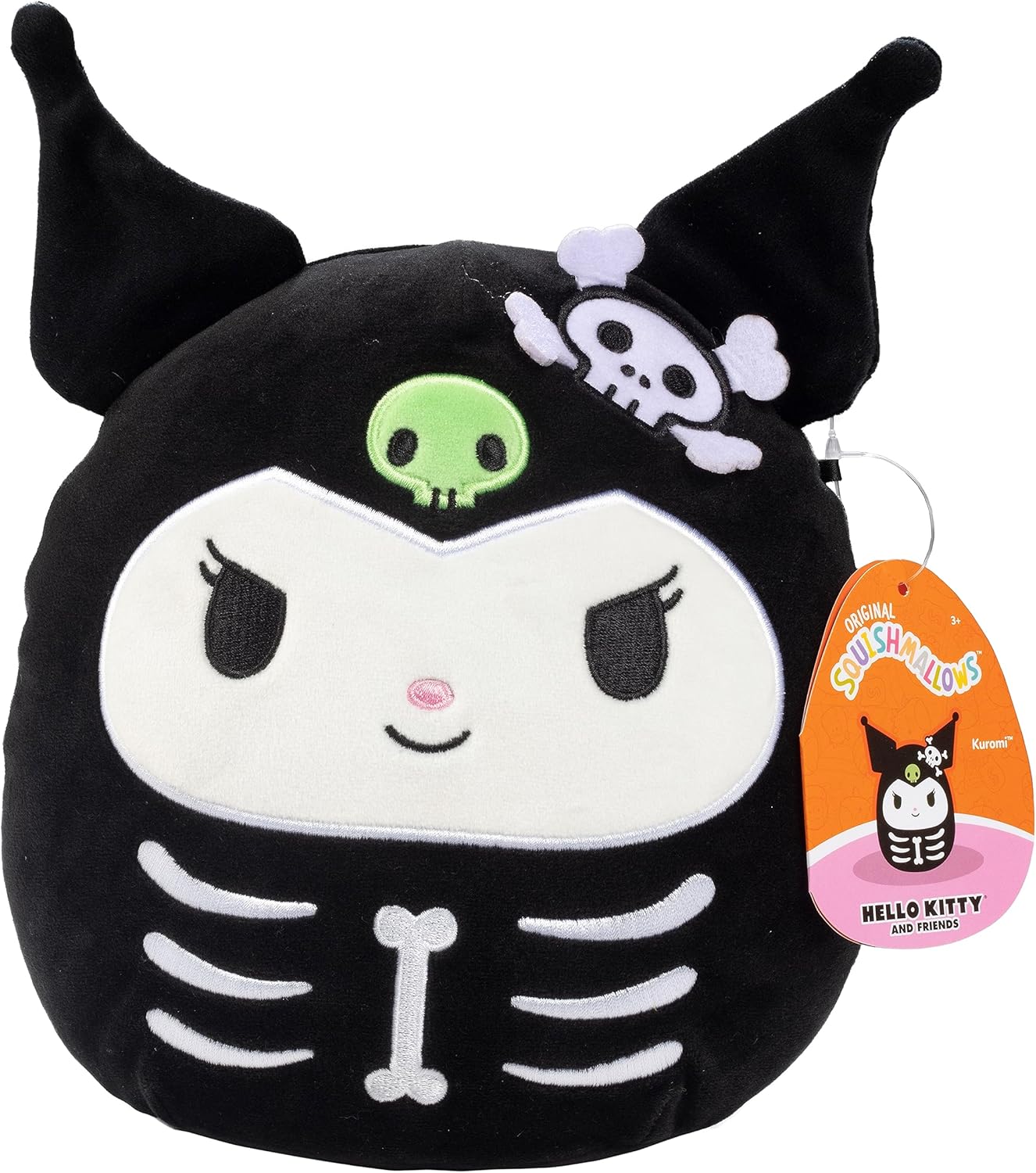 8 Squishmallow Skeleton Kuromi Halloween Plush