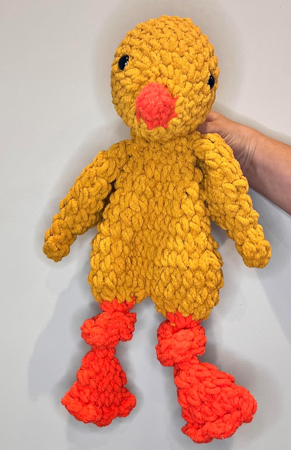 Handmade Chicken Snuggler - 18 Soft Plush Toy
