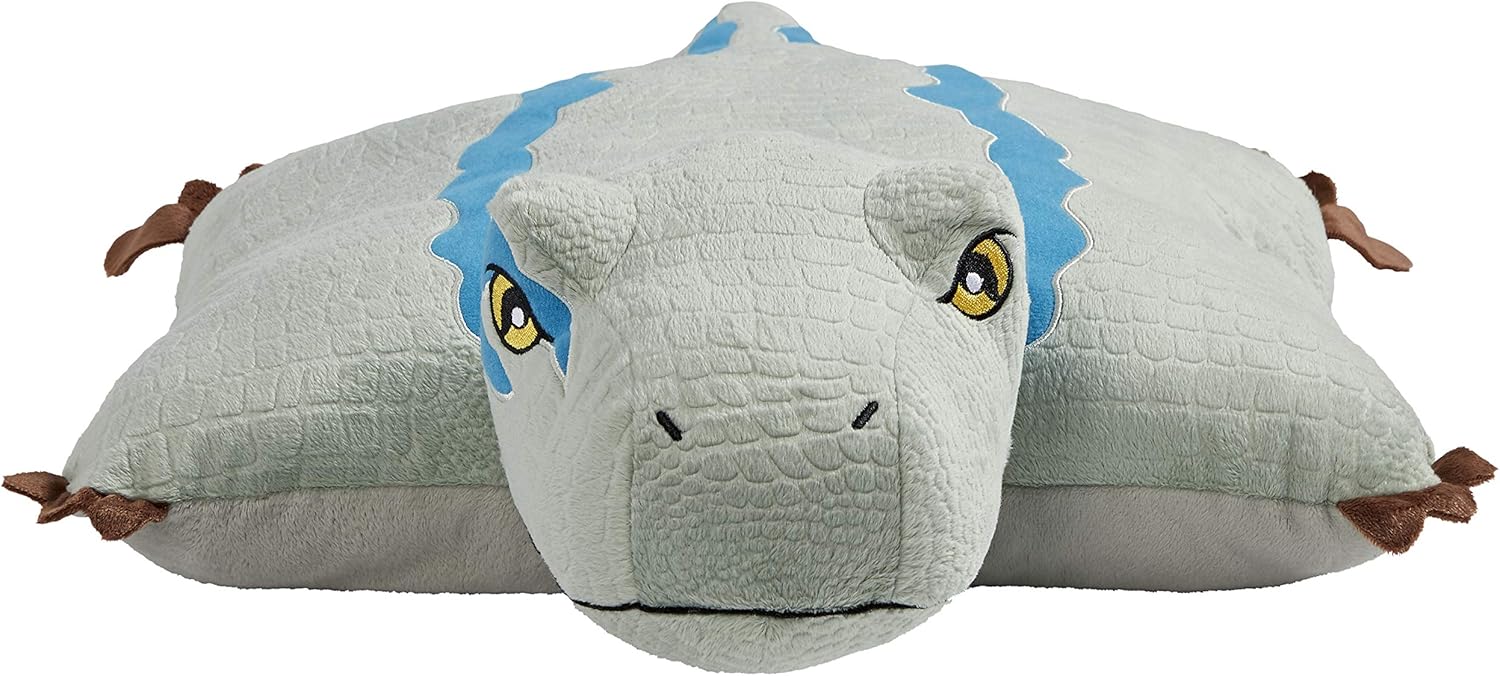 Pillow Pets 16 Blue Velociraptor Plush Stuffed Animal