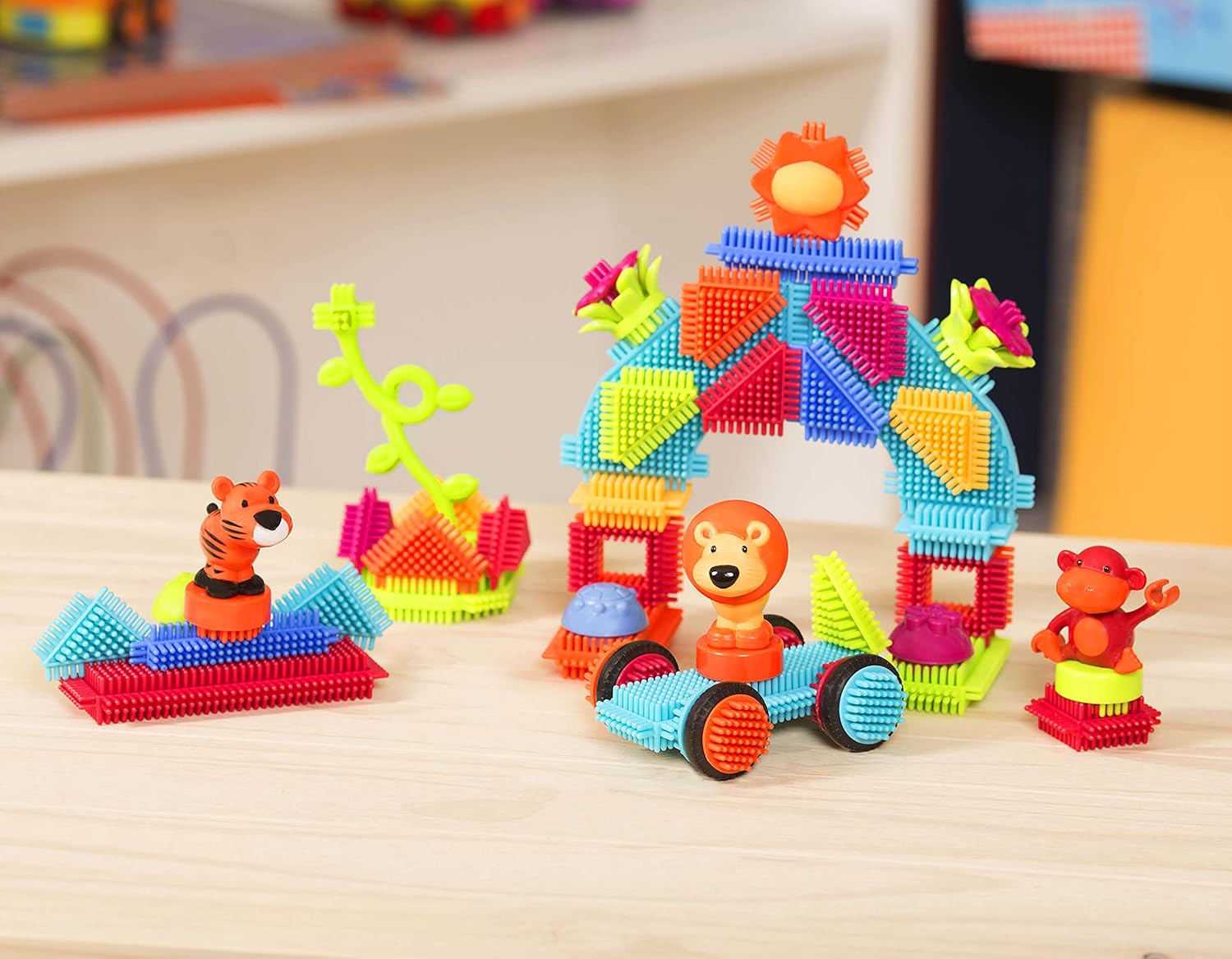 Battat Bristle Blocks Jungle Adventure 54 Pcs