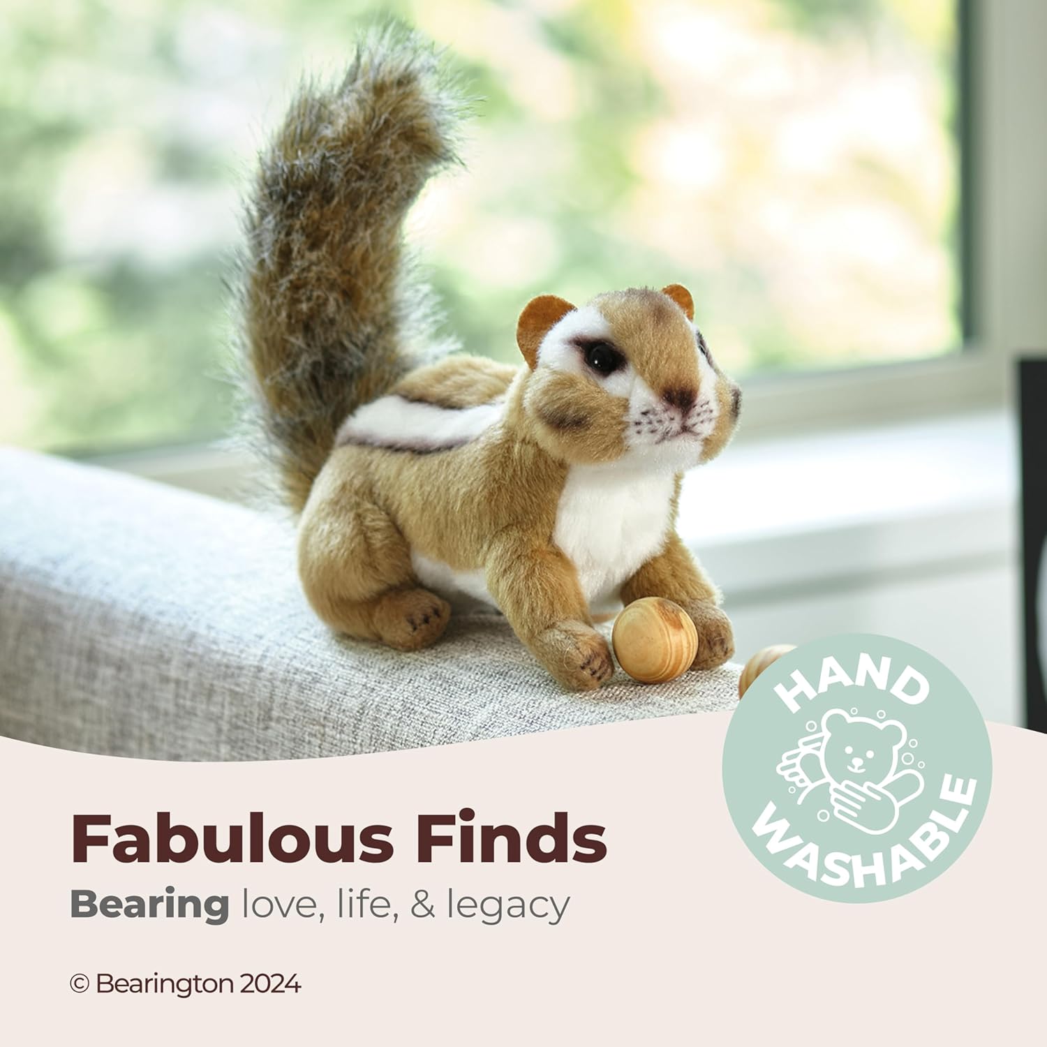 Bearington Collection Chippie Plush Chipmunk Stuffed Animal