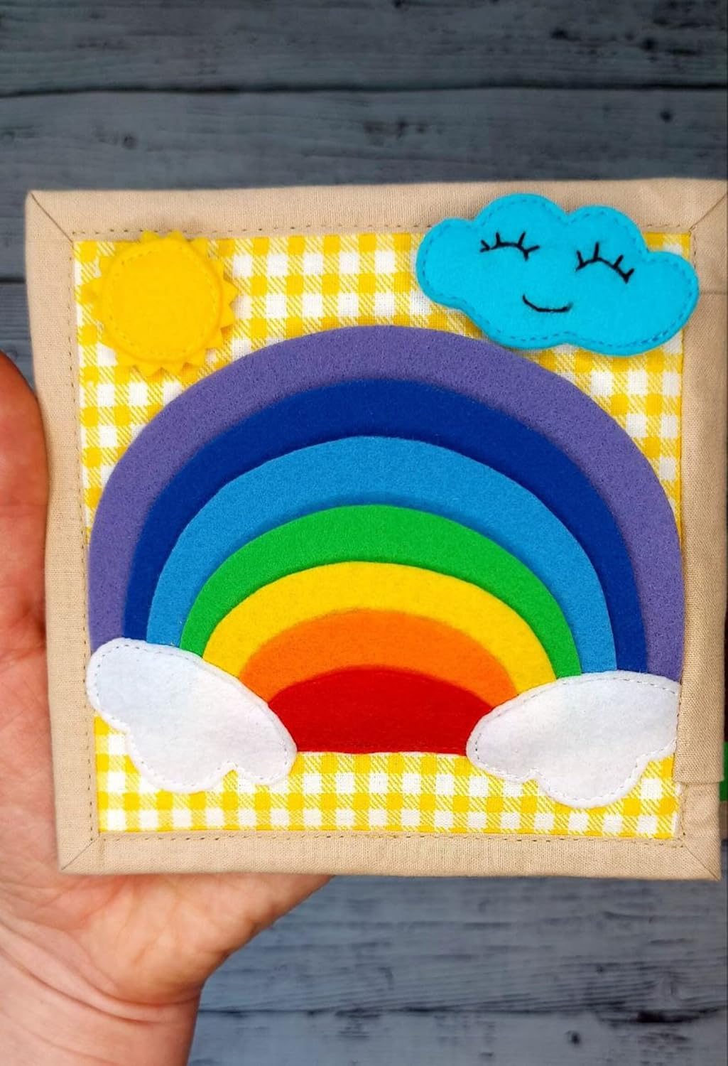 Quiet Baby Book Felt Toy for Fine Motor Skills
