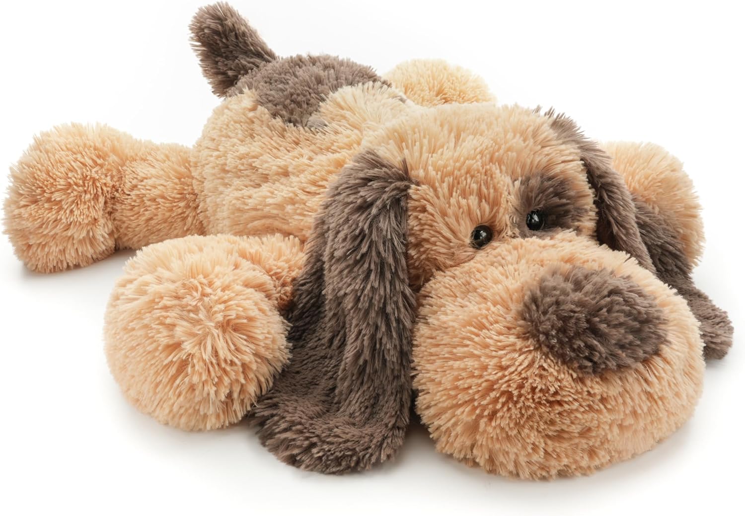 WEIGEDU Floppy Stuffed Dog 20 Inch Brown