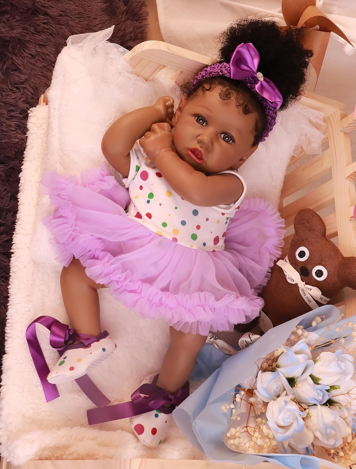 HOOMAI Realistic Reborn Baby Doll 228 Inch Soft Body