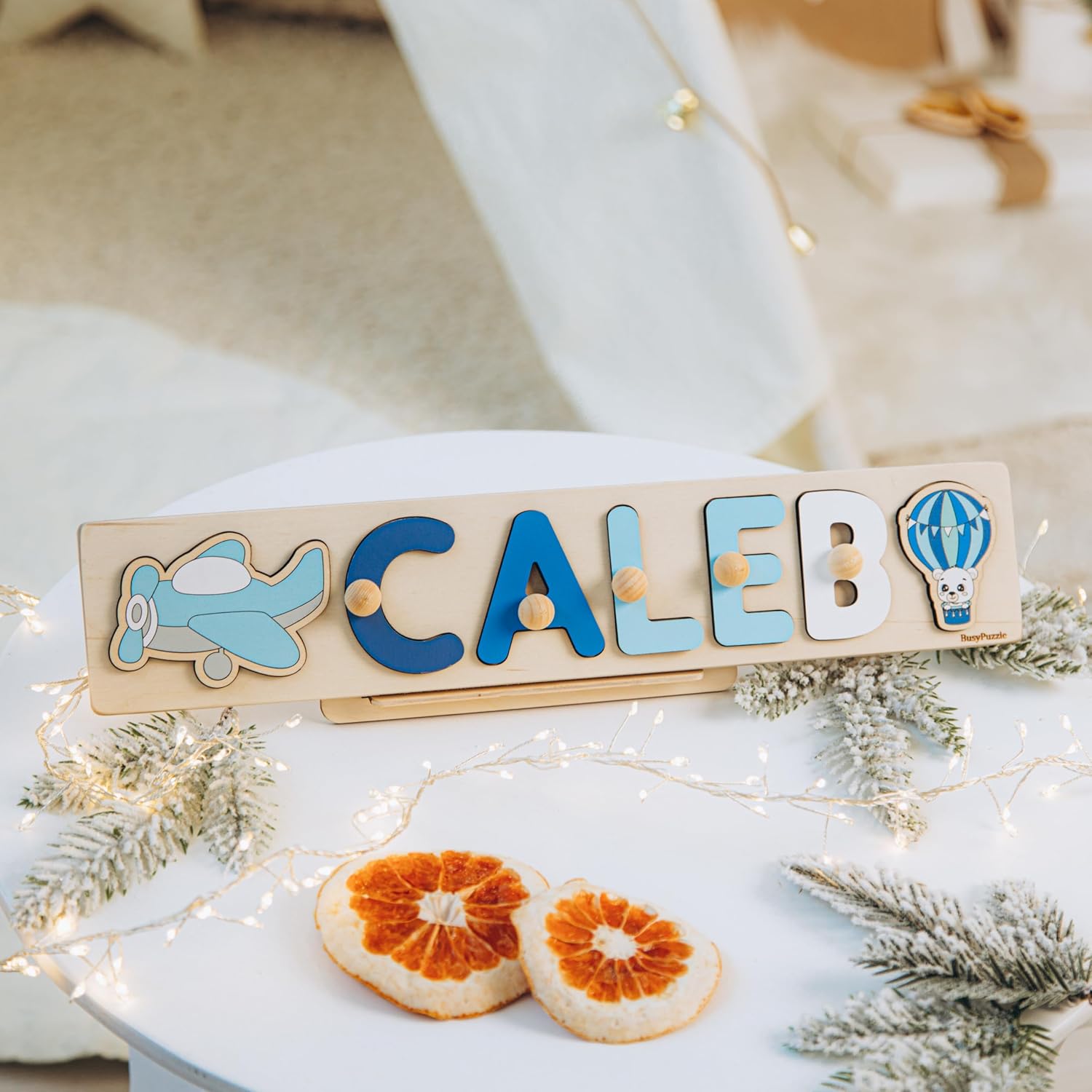 Personalized Wooden Name Puzzle for Baby