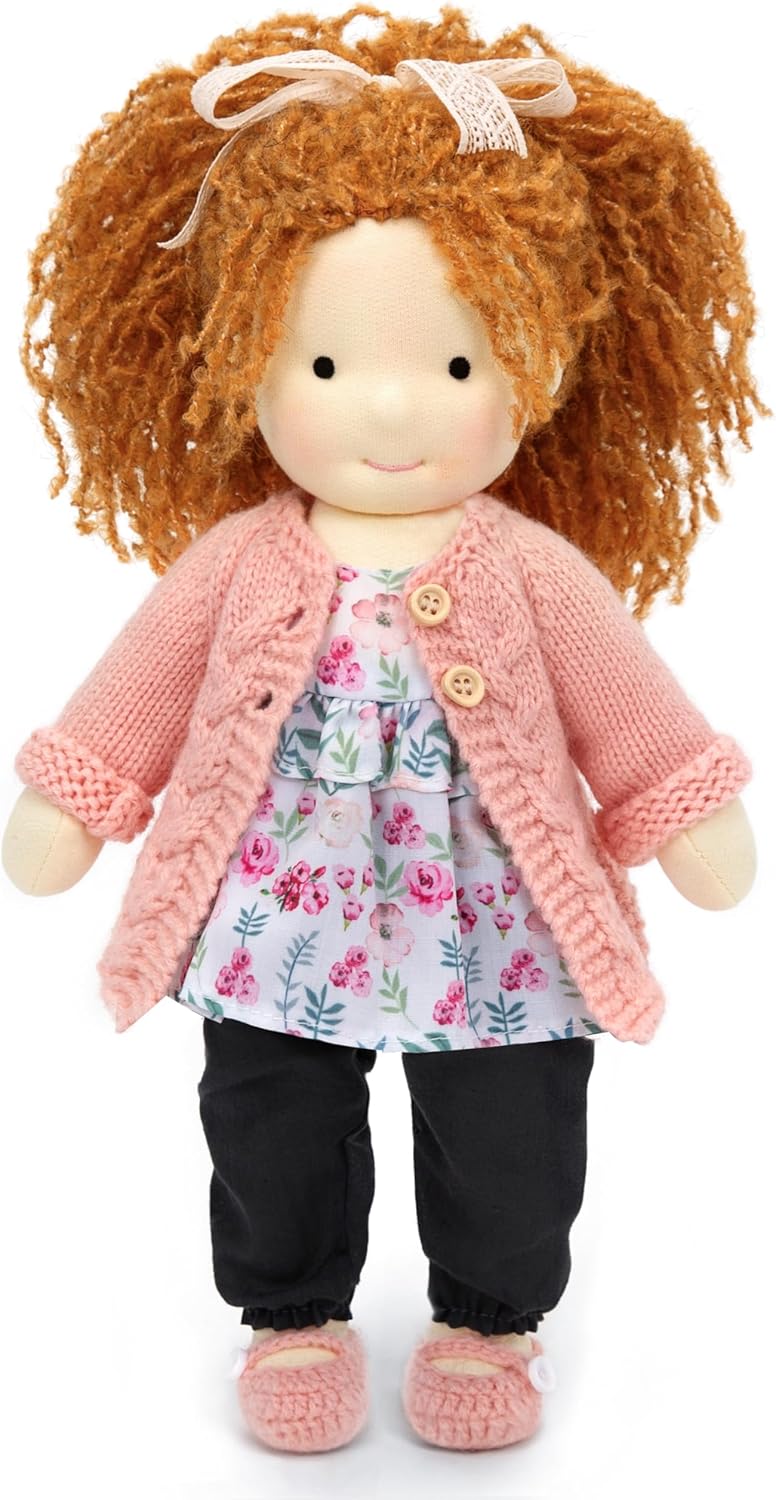 Handmade Waldorf Doll Elsee 12 Soft Plush Stuffed Animal