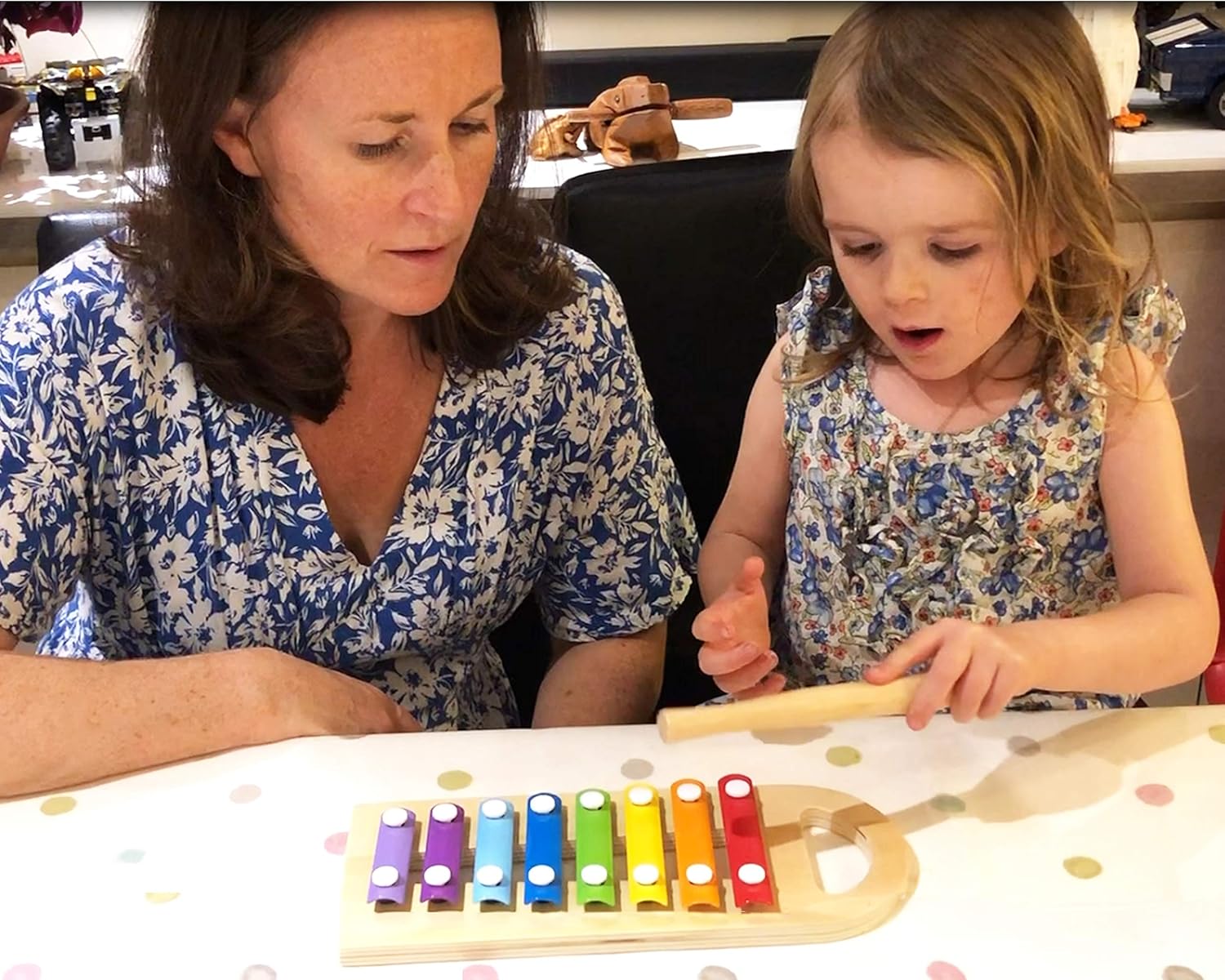 Wooden Hammer Ball and Xylophone Set for 1-Year-Olds