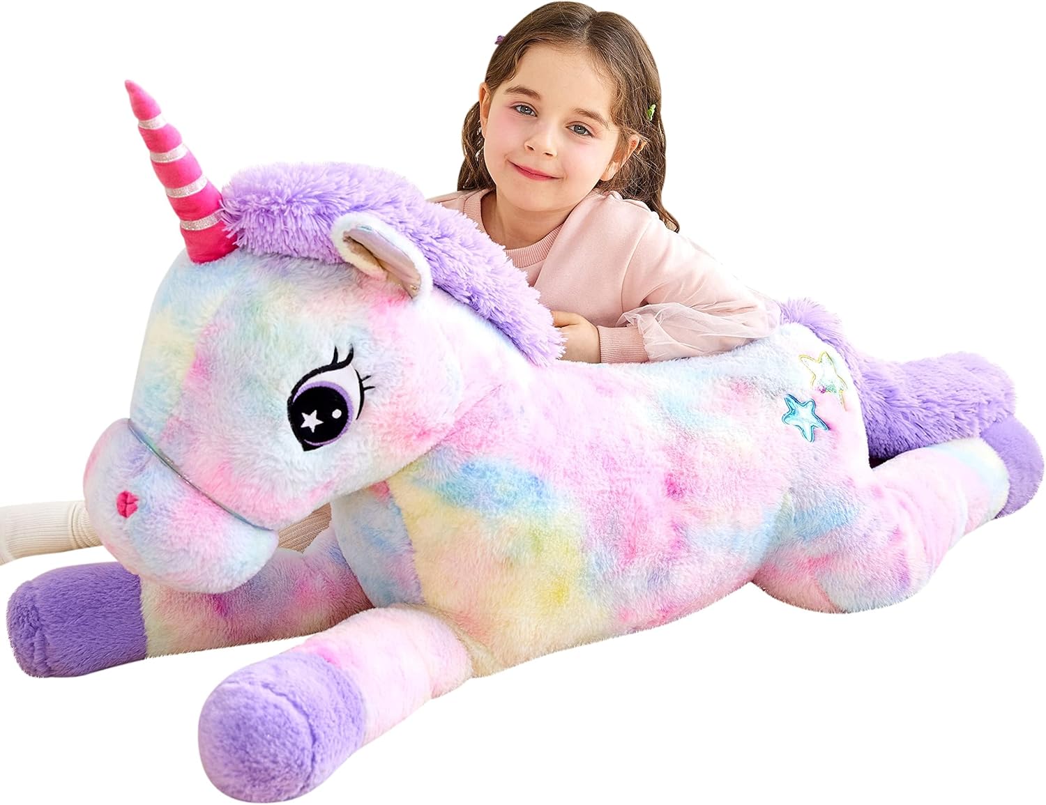 IKASA 43 Inch Giant Unicorn Plush Toy