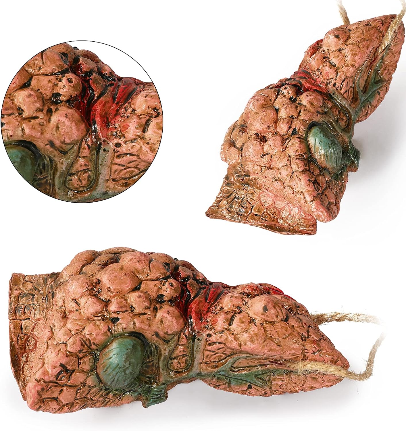 Lansian Halloween Blood Props 6pcs Body Parts