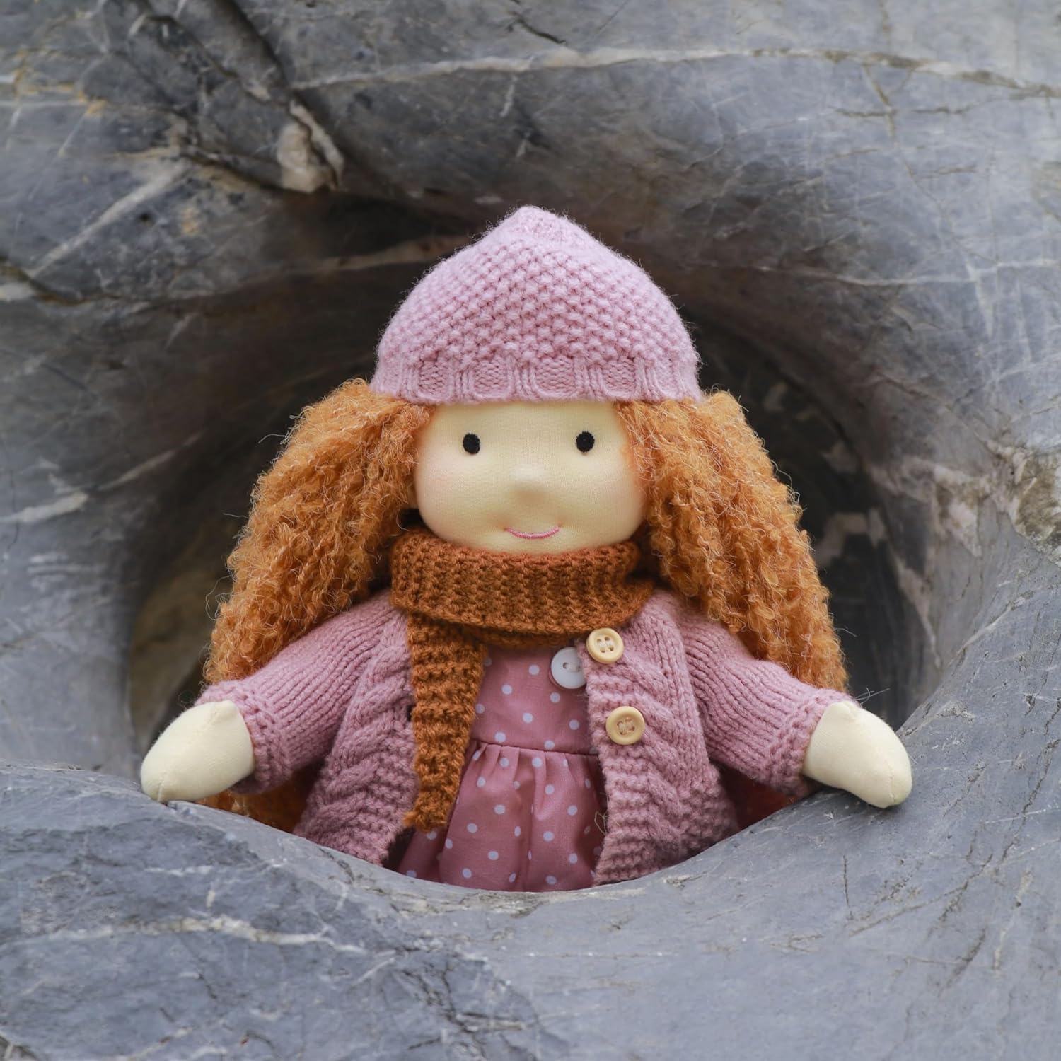 Handmade Waldorf Doll Gabrielle 12 Soft Plush Toy