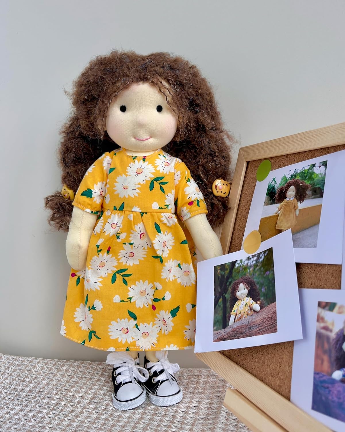 BlissfulPixie Handmade Waldorf Doll - Dagmar 12