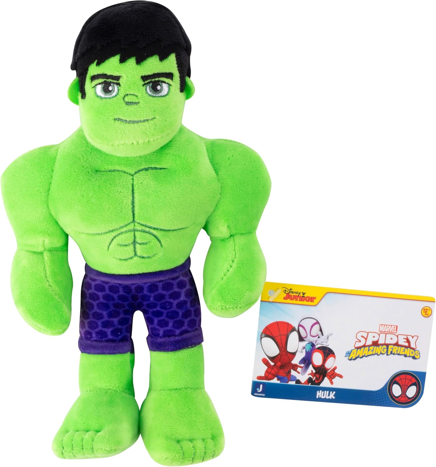 Marvel Spidey Hulk Plush Figure - 8 Stuffed Animal Toy