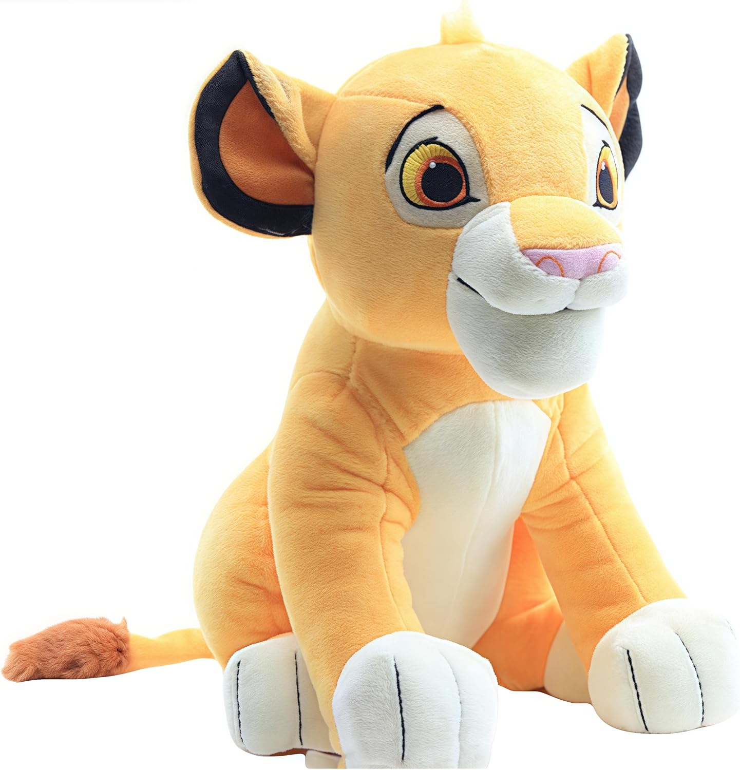 Secret Castle Yellow Lion Plush Toy - 28cm Lifelike Stuffed Animal