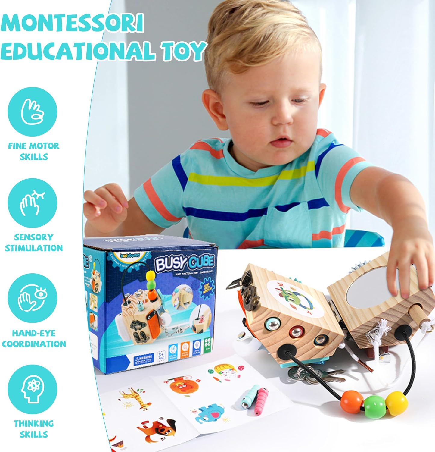 Ark Miido 15-in-1 Busy Cube for Kids