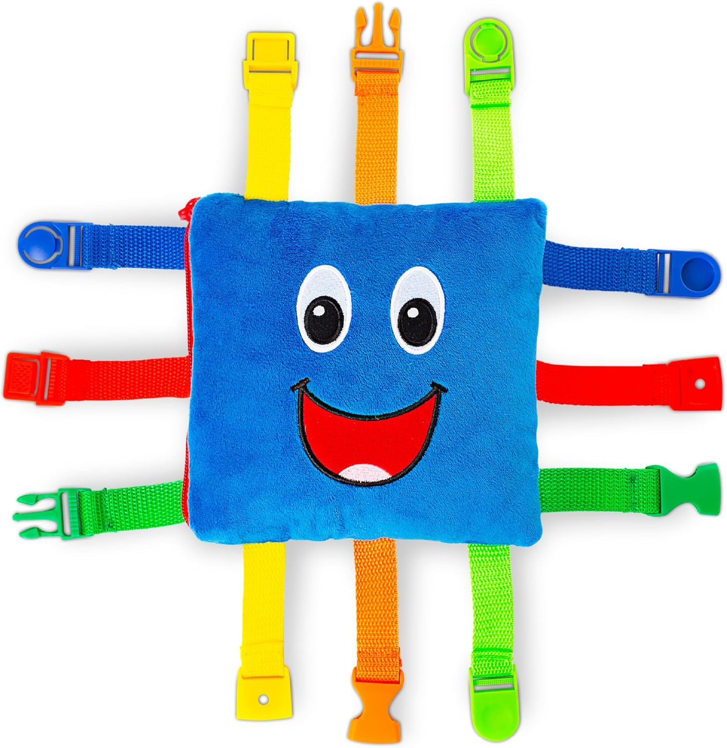 Buckle Toys Boomer Square Learning Toy for Toddlers