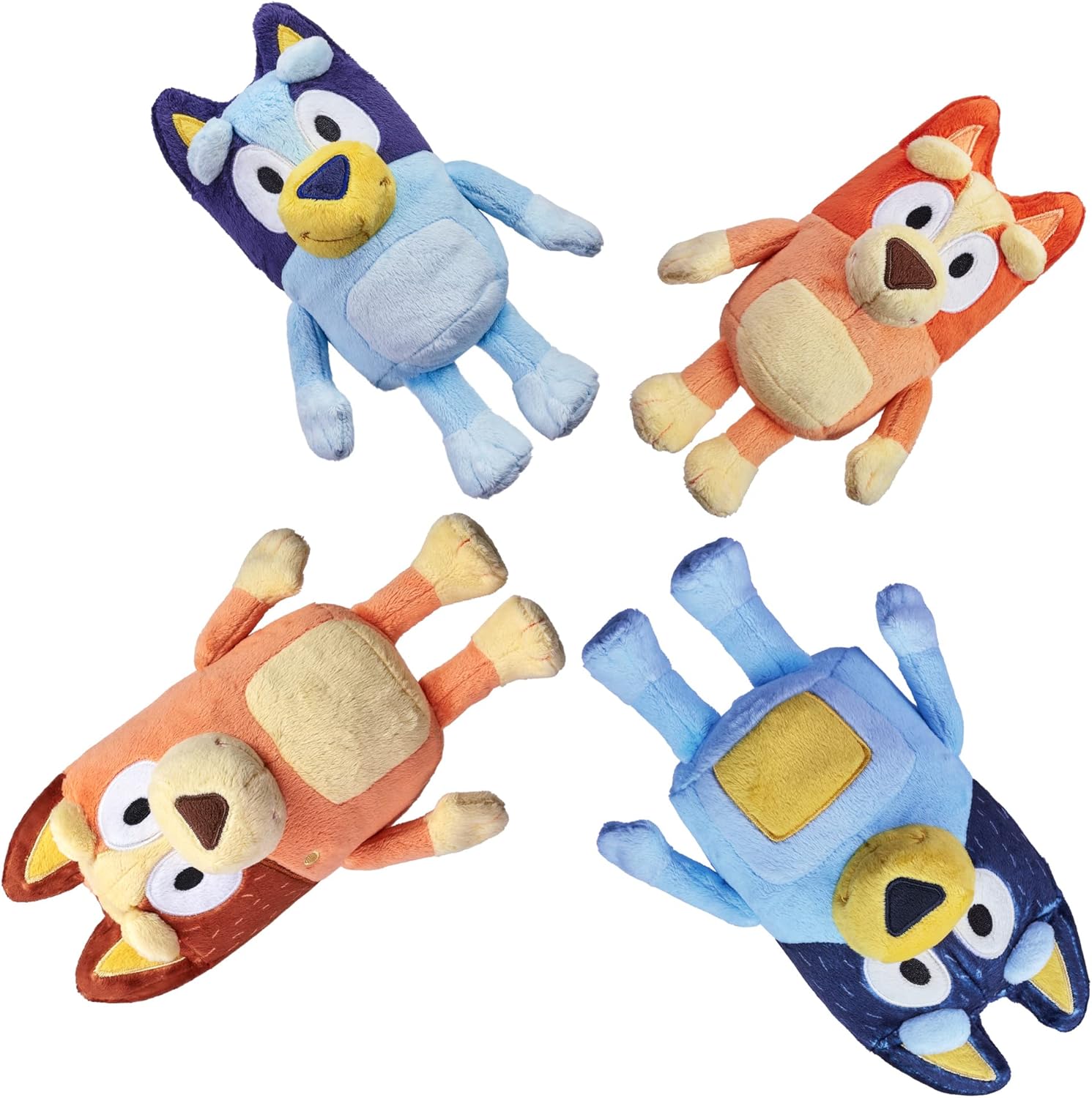 Bluey Heeler Family Plush Set 4 Figures 7-8