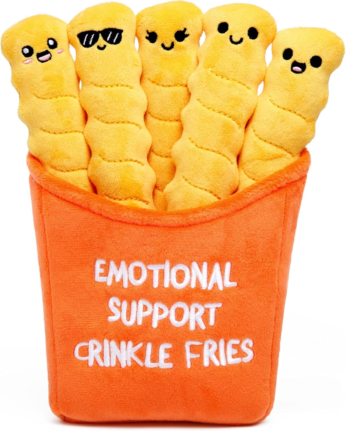 WHAT DO YOU MEME Emotional Support Crinkle Fries Plushies