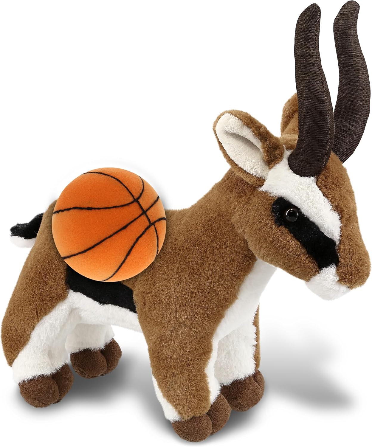 DolliBu Antelope Plush with Basketball - 10 Inches