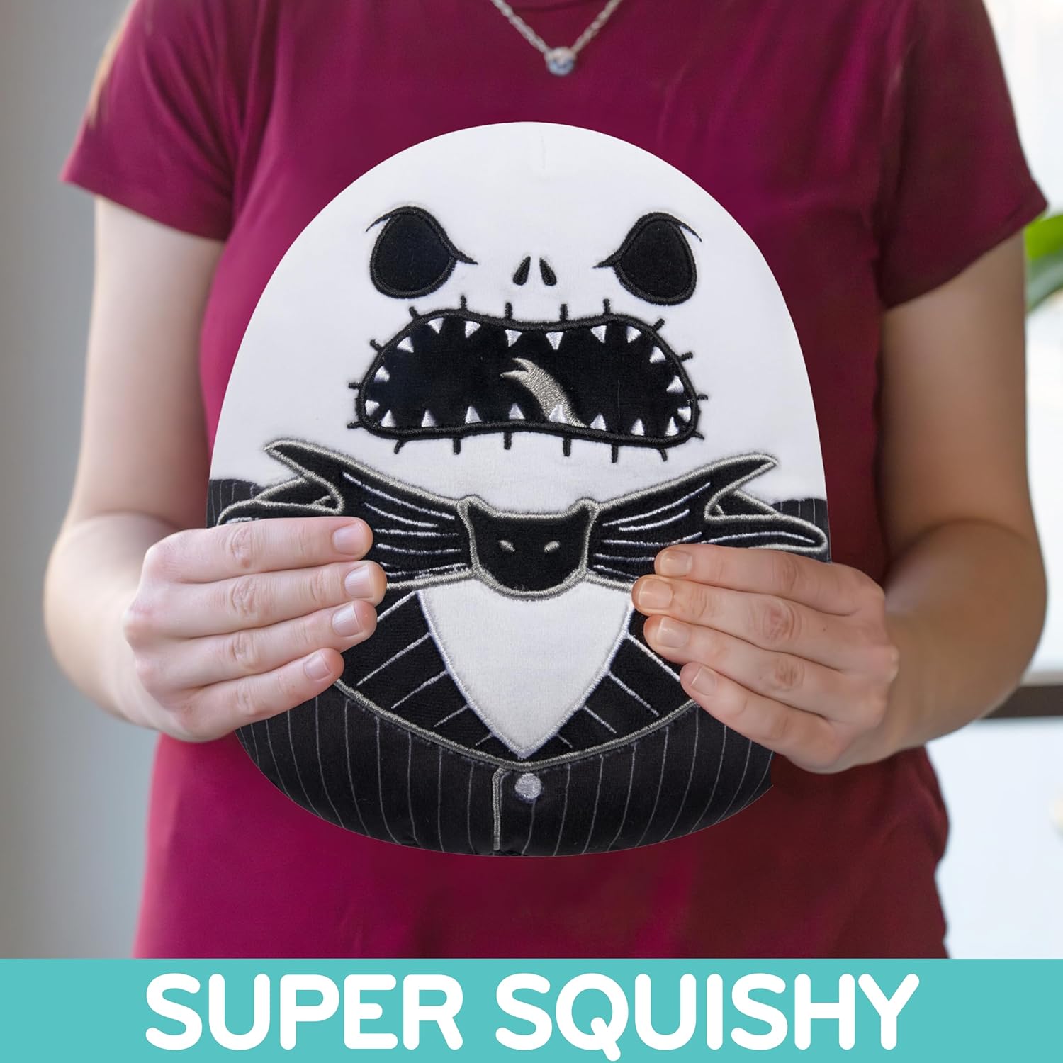 Squishmallows 8-Inch Jack Skellington Plush