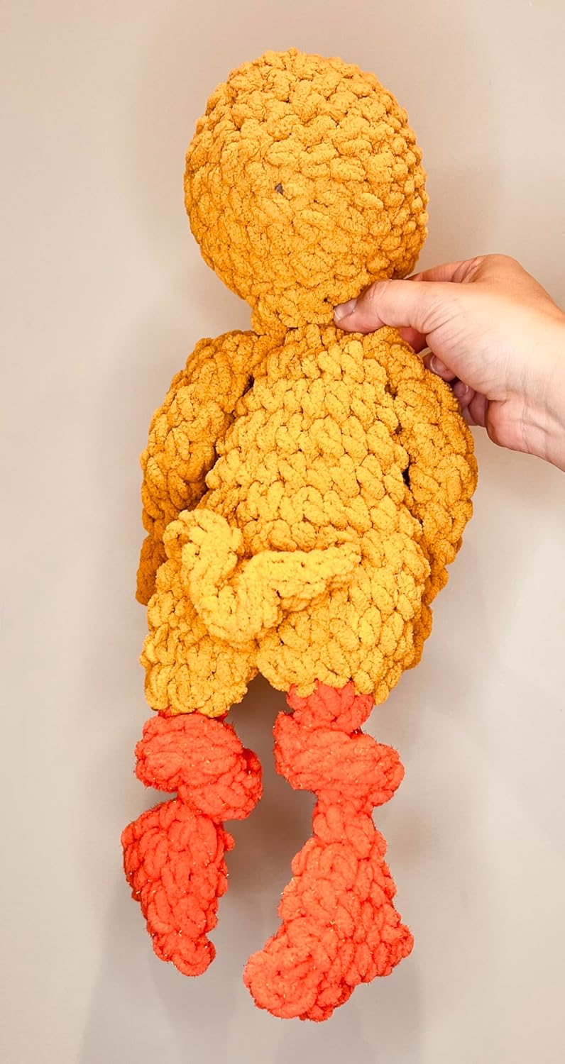 Handmade Chicken Snuggler - 18 Soft Plush Toy