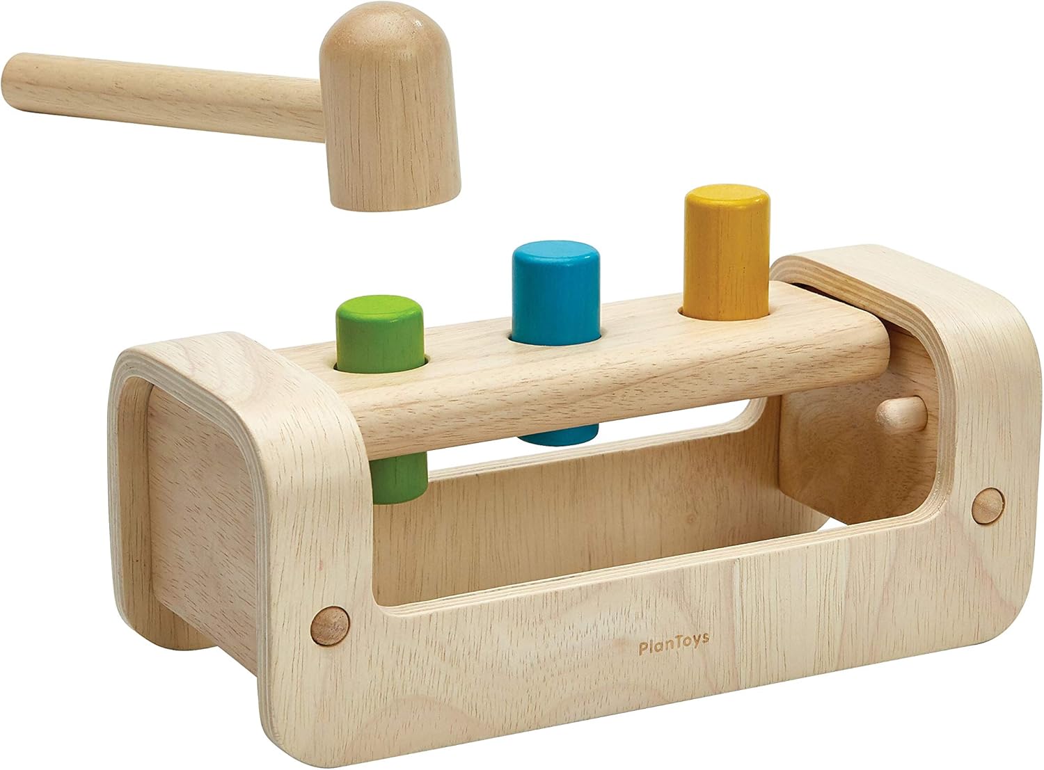 PlanToys Pounding Bench with Hammer Toy for Kids 1
