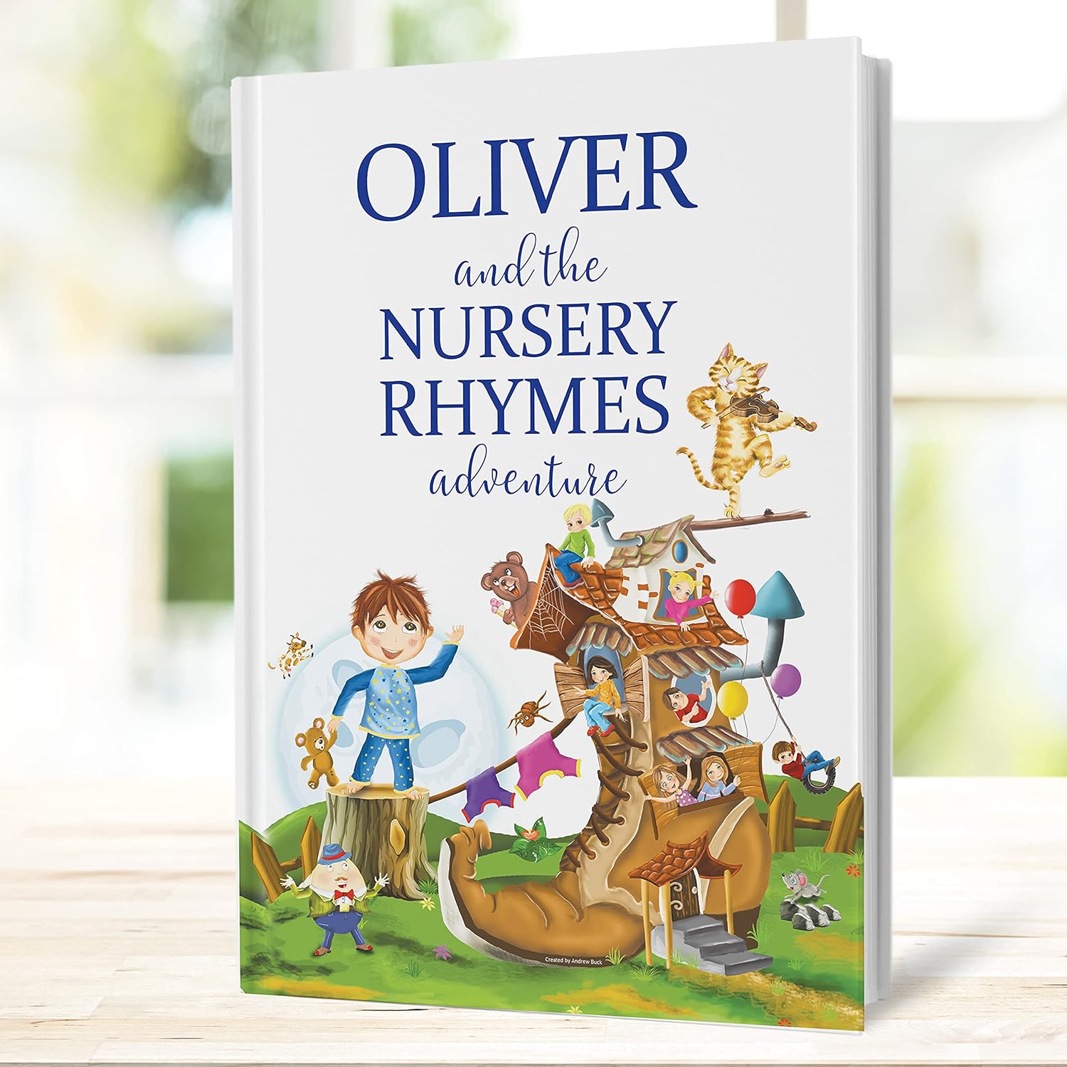Personalized Nursery Rhymes Book for Babys First Birthday