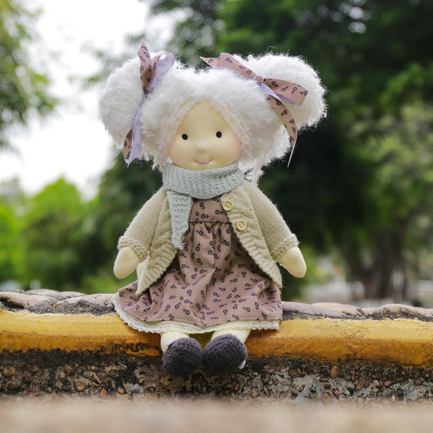 BlissfulPixie Waldorf Doll 12 Handmade Plush Toy