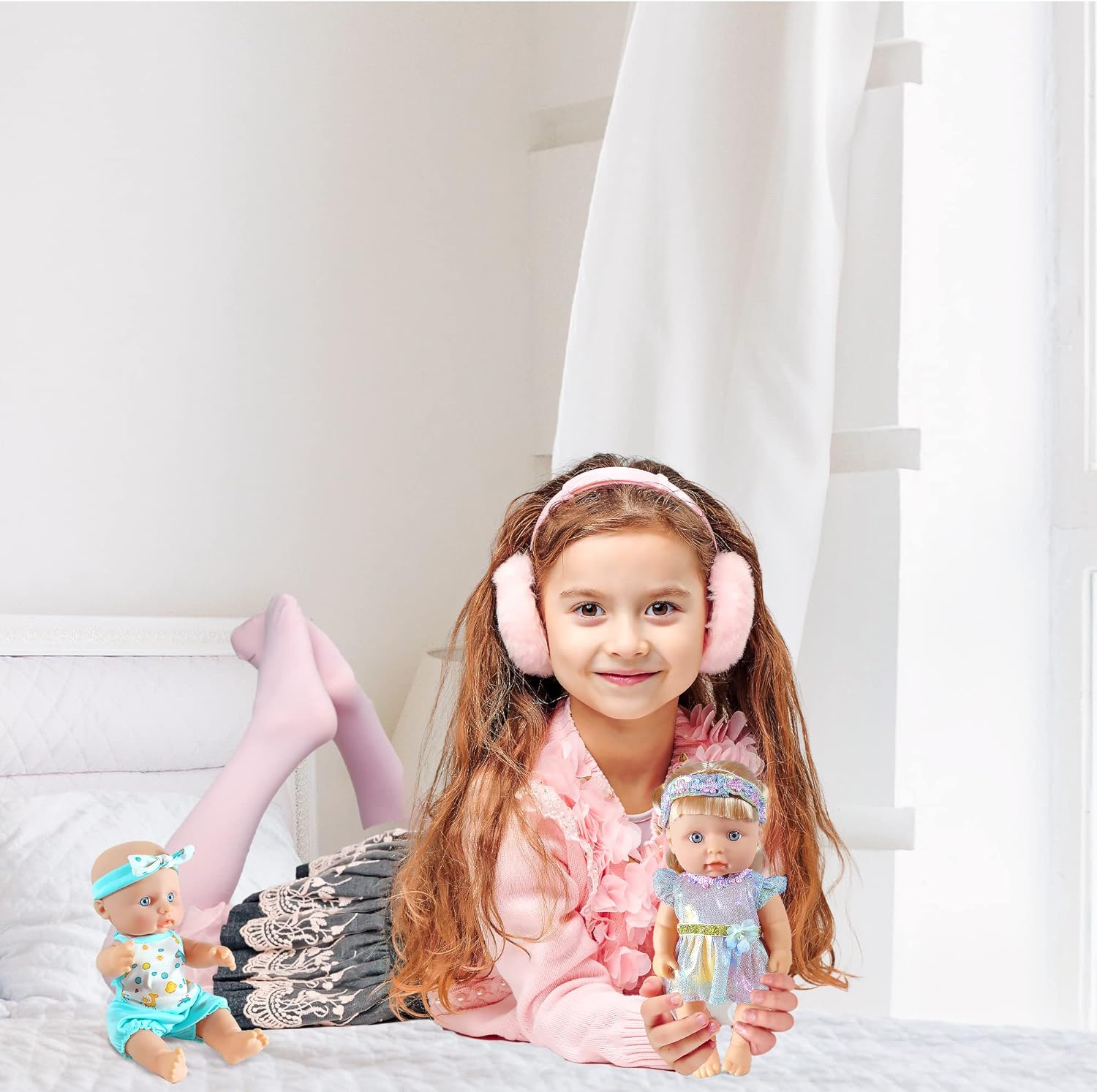 WONDOLL 19Pcs Baby Doll Clothes Costumes for 8-10 Inch Girl