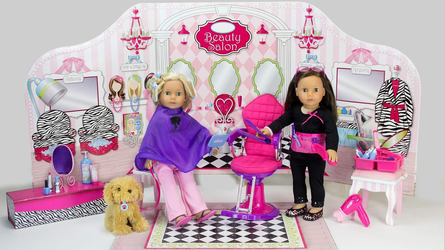 Sophias 18 Inch Doll Hair Care Set with 14 Accessories