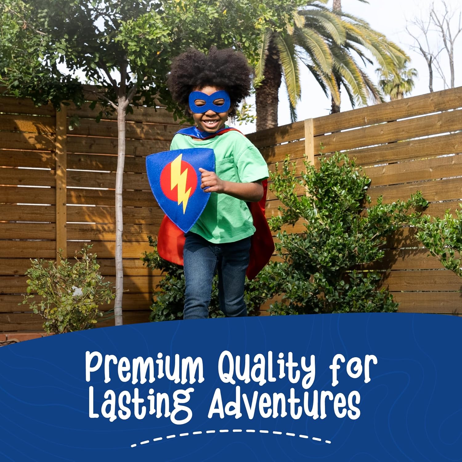 Captain Capes Kids Shield - Lightweight Durable