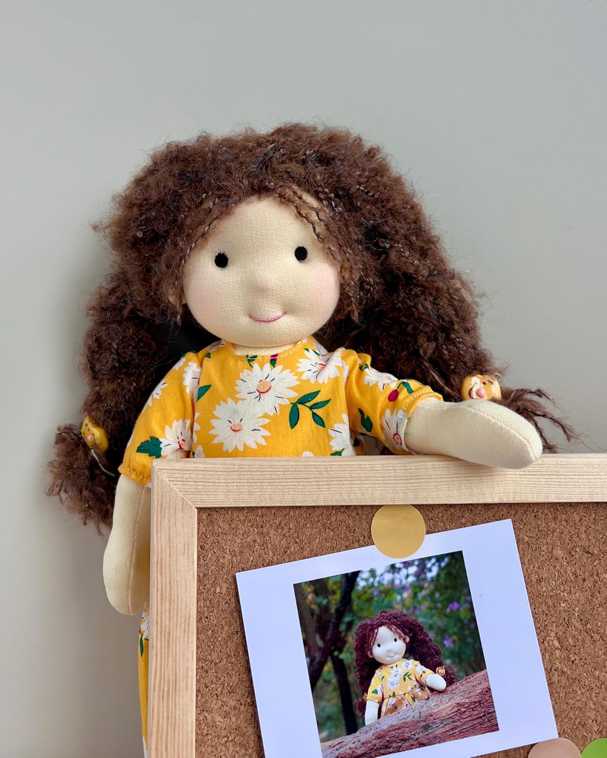 BlissfulPixie Handmade Waldorf Doll - Dagmar 12